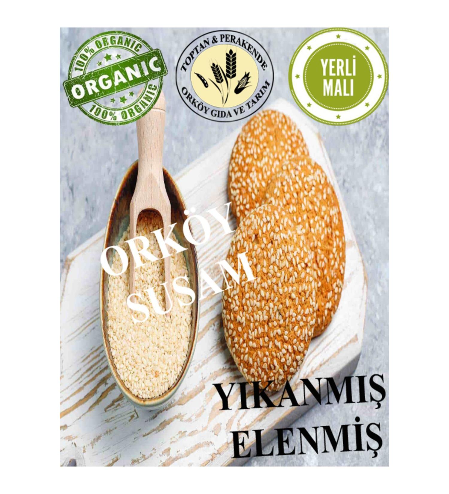 Orkoy Washed-Sifted Clean Sesame 500 gr