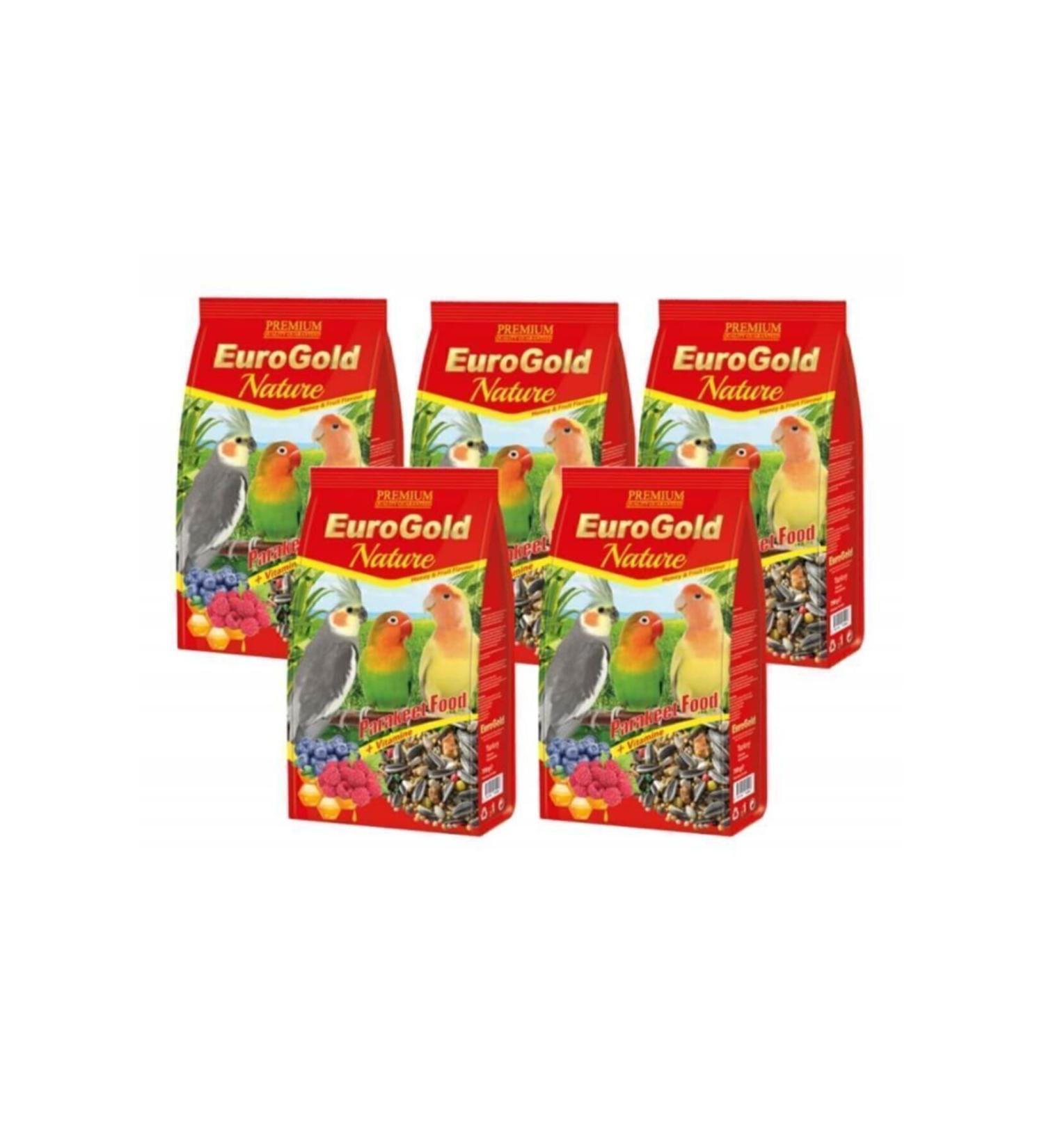 EuroGold Parakeet Paradise Cockatiel Food 750grx5pcs