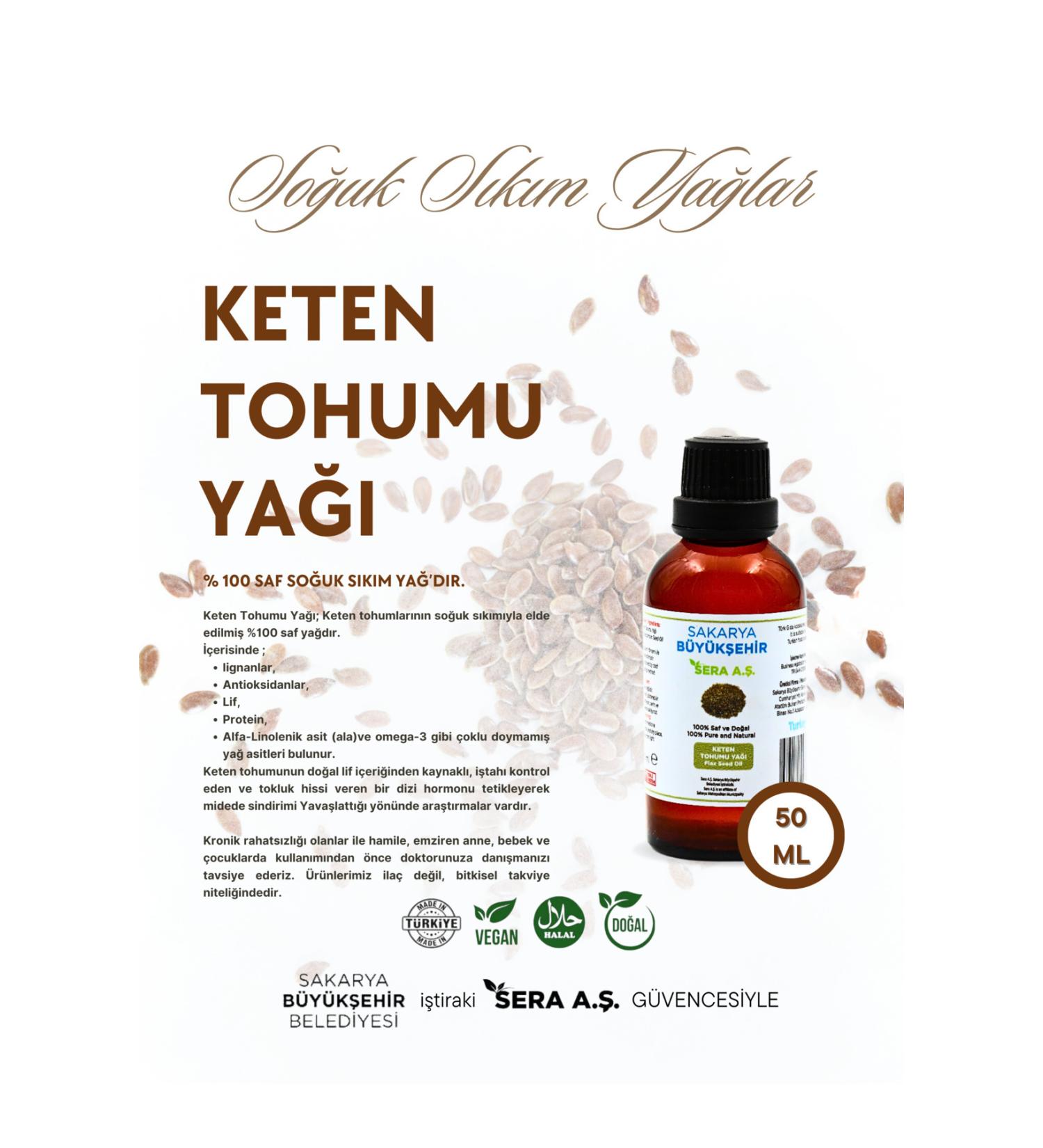 SBB SERA Linseed Oil 50ml - 100% Pure Natural - Linseed Oil