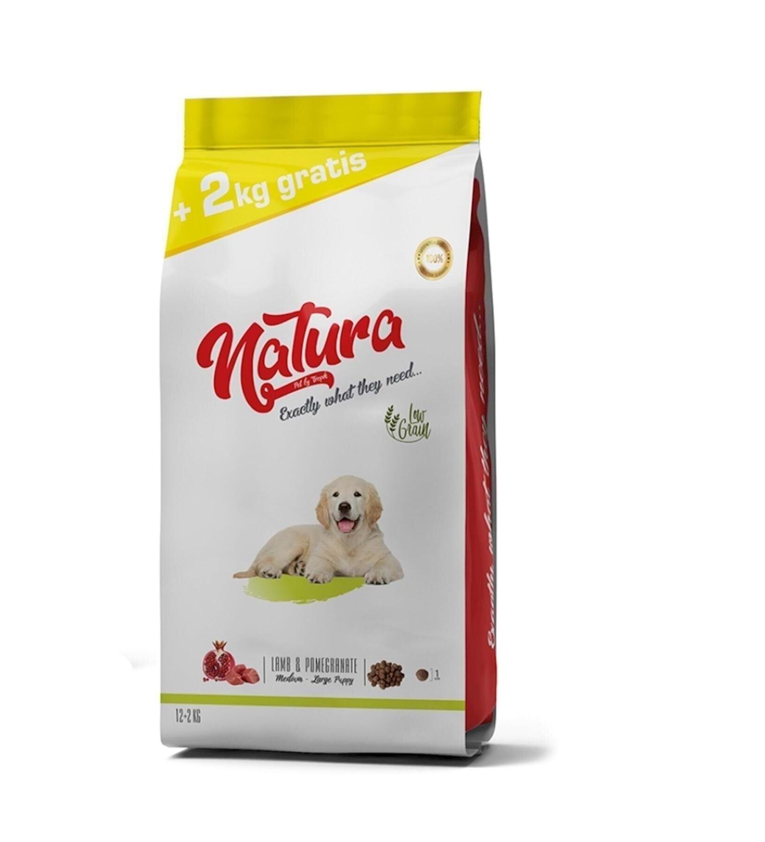 Natura Low Grain Lamb and Pomegranate Large Breed Puppy Dry Food 12 2 Kg
