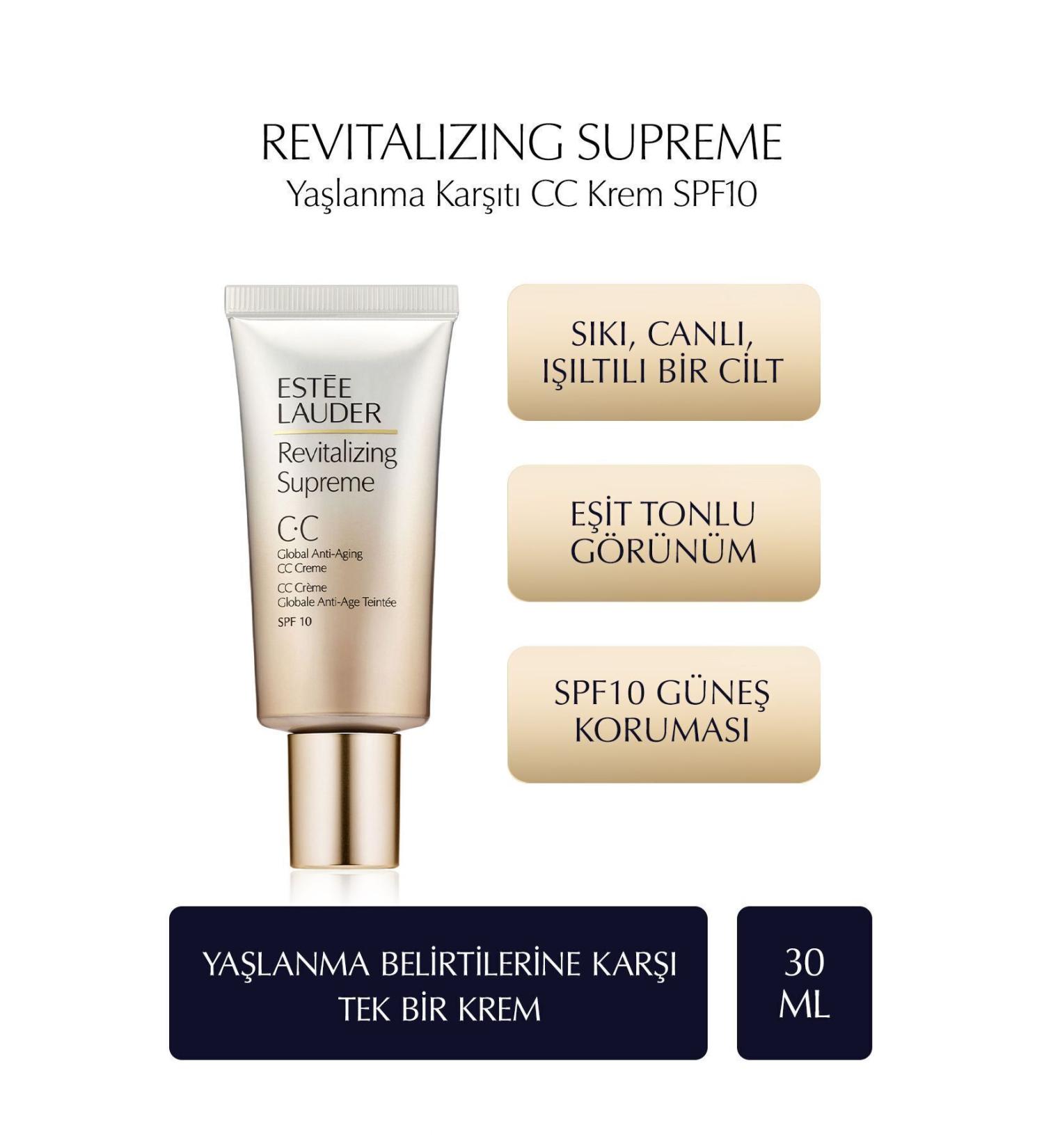Estee Lauder Revitalizing Supreme Anti-Aging CC Cream SPF10 - 30ml - Buy Online on GoSupps.com