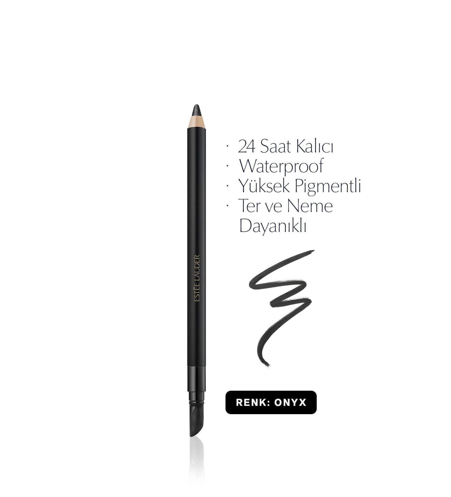 Estee Lauder Eye Pencil - Double Wear 24 Hour Waterproof Gel Eye Pencil -01 Black ONYX 1.2g