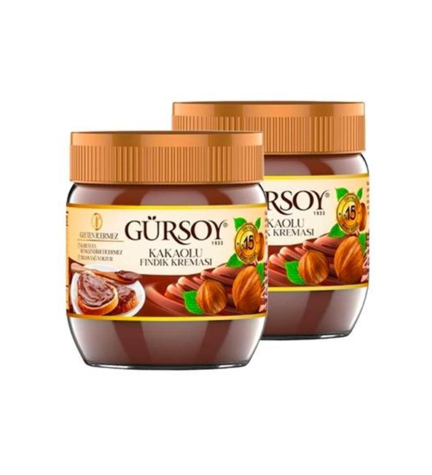 Gursoy Cocoa Hazelnut Cream 400 gr (2-PACK)