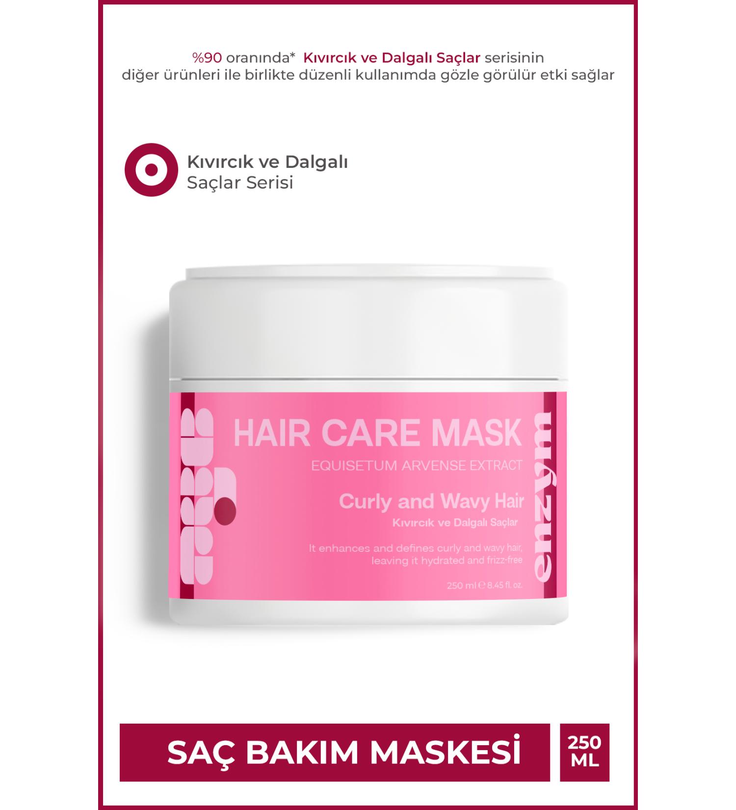 ENZYM COSMETICS Hair Care Mask for Curly and Wavy Hair 250 ml (curl defining) - Buy Online on GoSupps.com