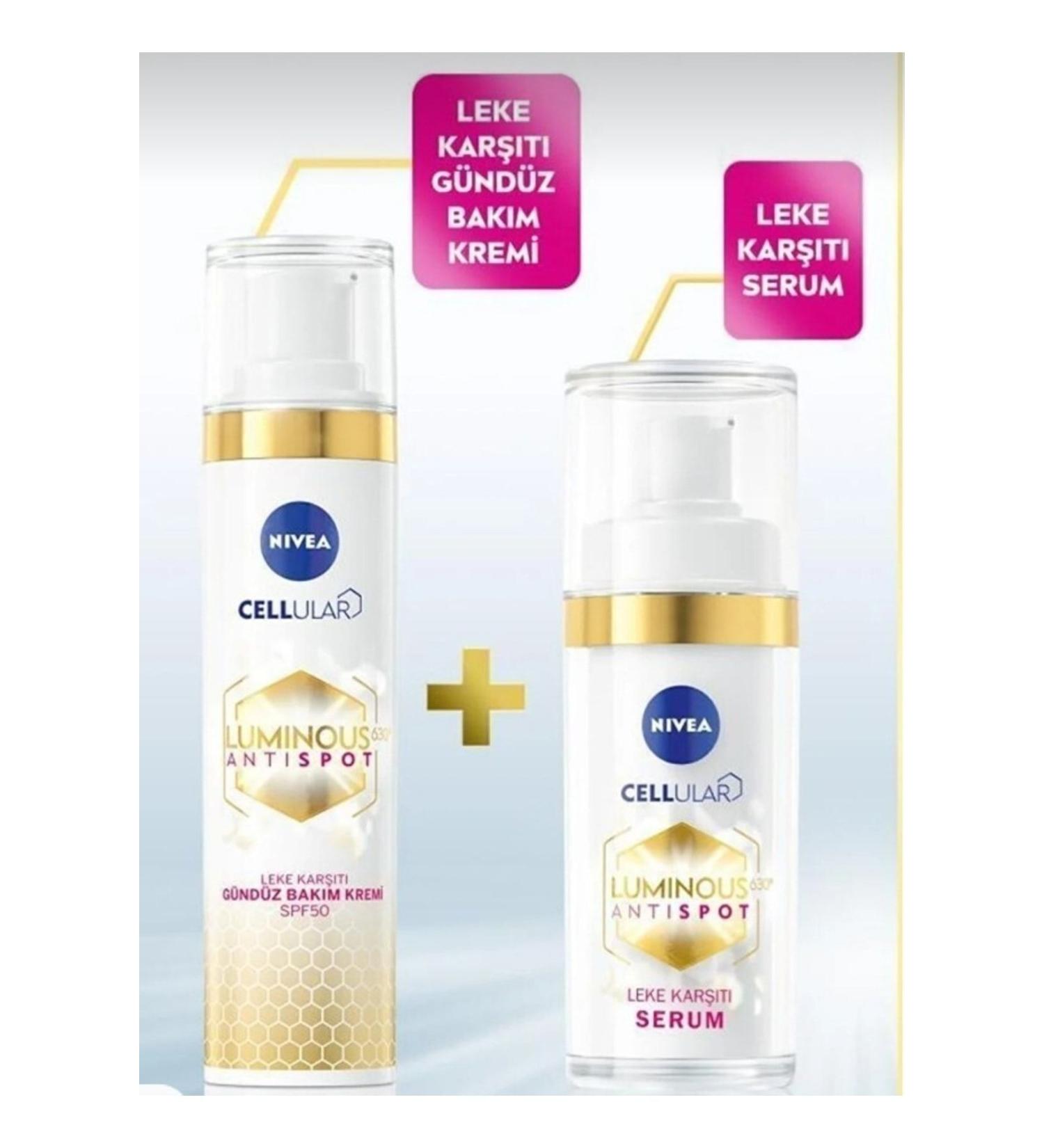 NIVEA Luminois 630 Anti-Spot Day Cream 40 ml and Anti-Spot Skin Serum 30 ml