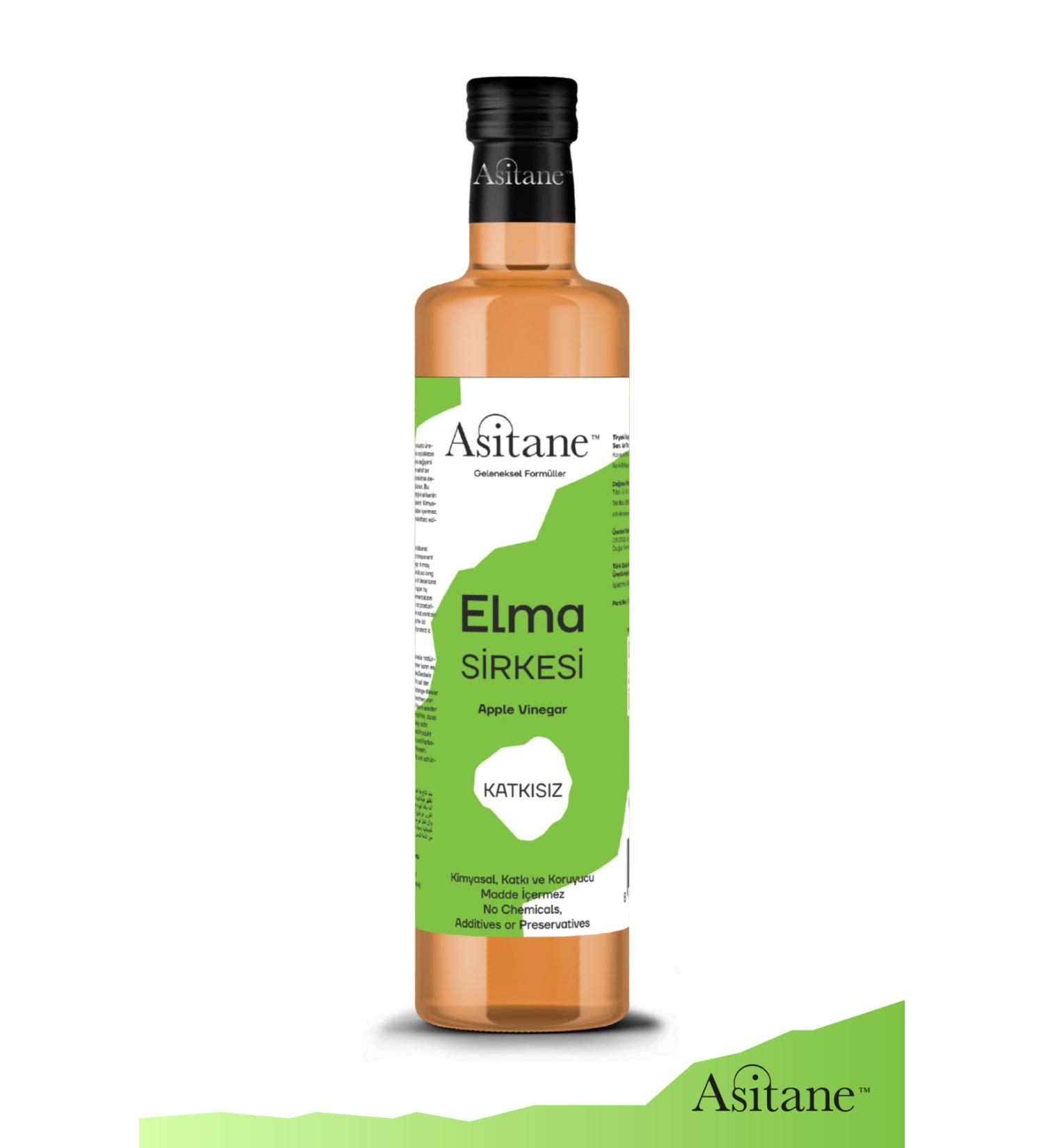 Asitane Natural Fermentation Apple Cider Vinegar - Apple Cider Vinegar 500 ml - Buy Online on GoSupps.com