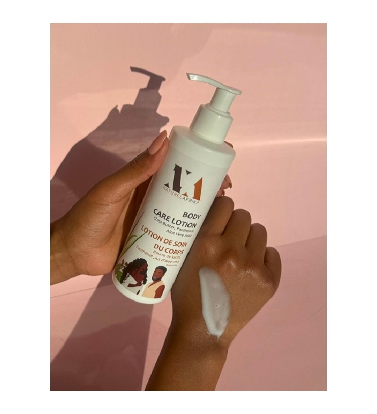 Naturel Afrika Body Lotion For Melanin-rich Skin Body Care Lotion With Shea Panthenol And Aloe Vera Extracts 250ml