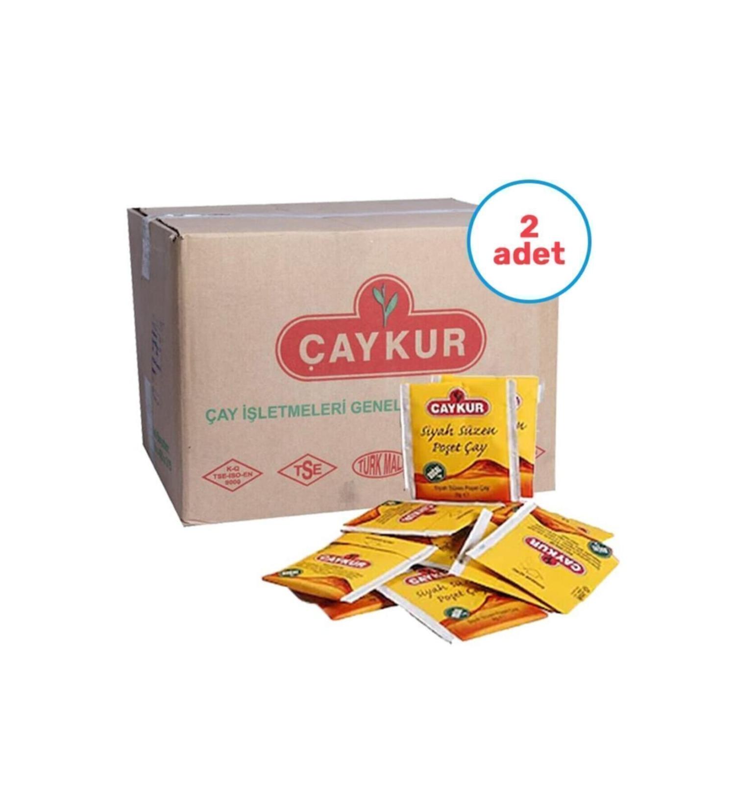 aykur 2 Pieces Gold Filtering Cup Tea Bag 1000 Pieces
