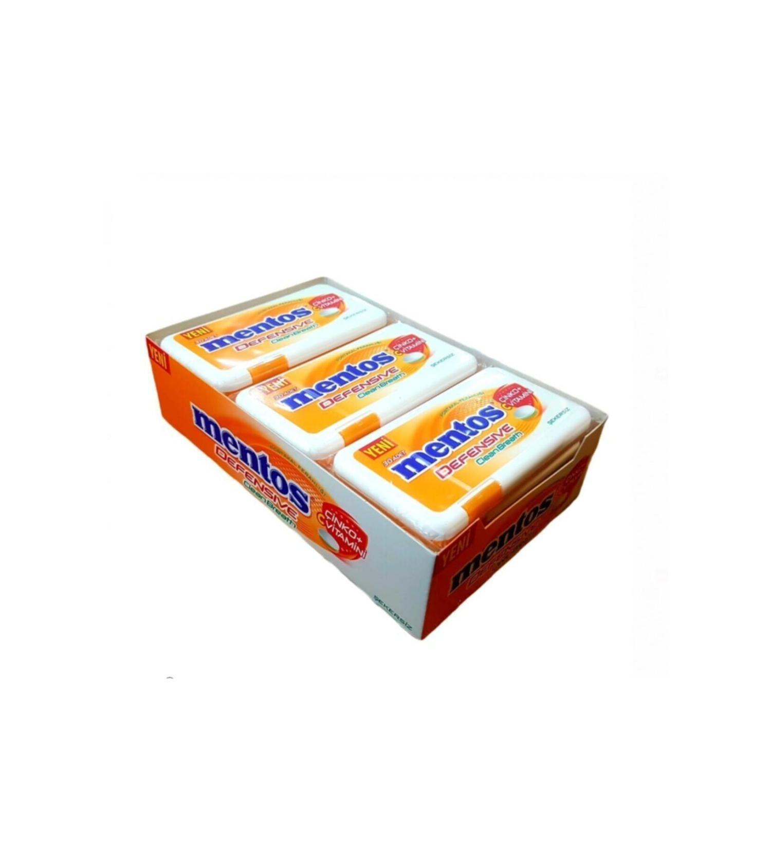Mentos Cleanbreath Defensive Orange Vitc - Buy Online on GoSupps.com