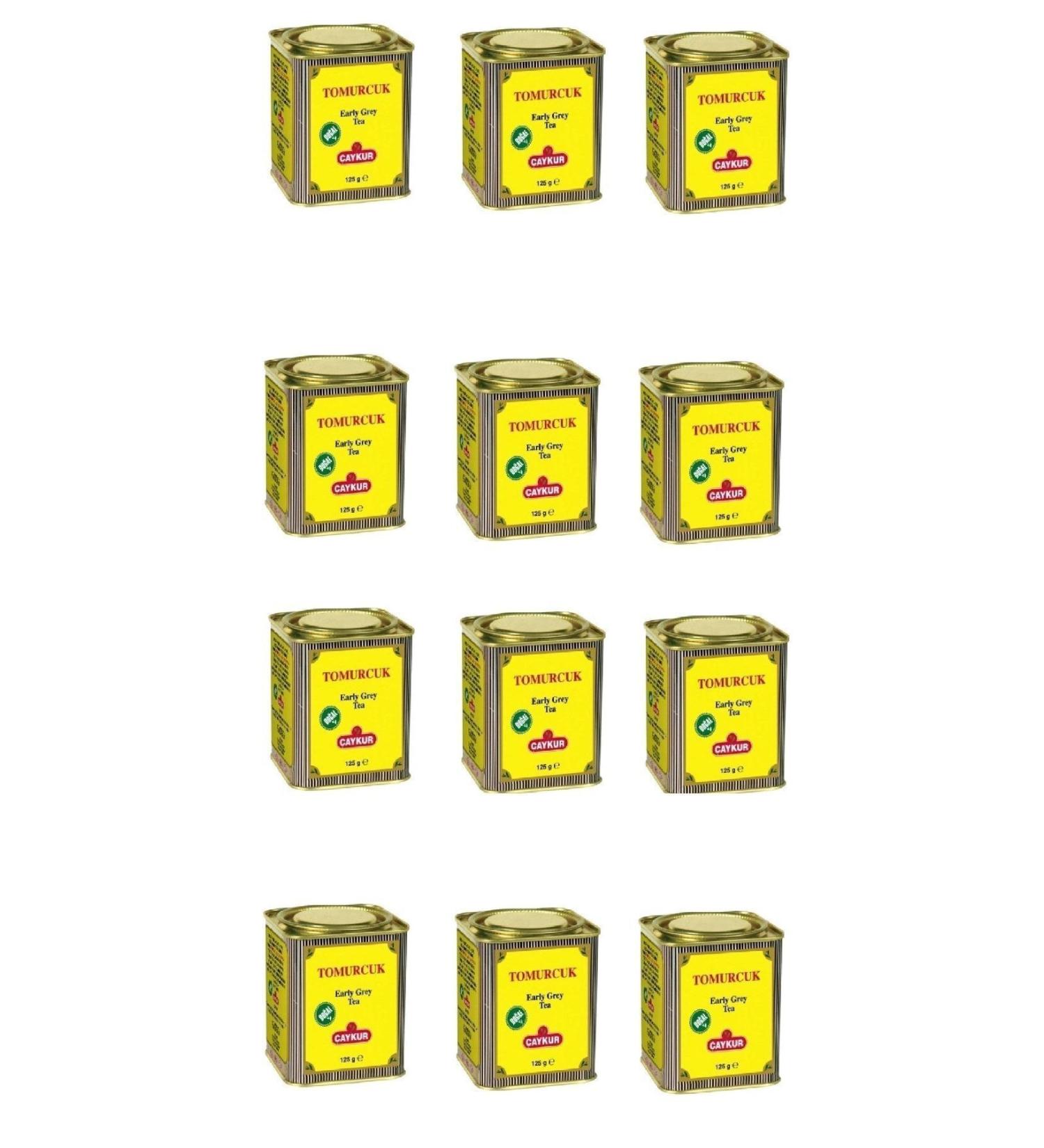 aykur Tomurcuk Tin Bulk Tea 125 Gr X 12 Pieces