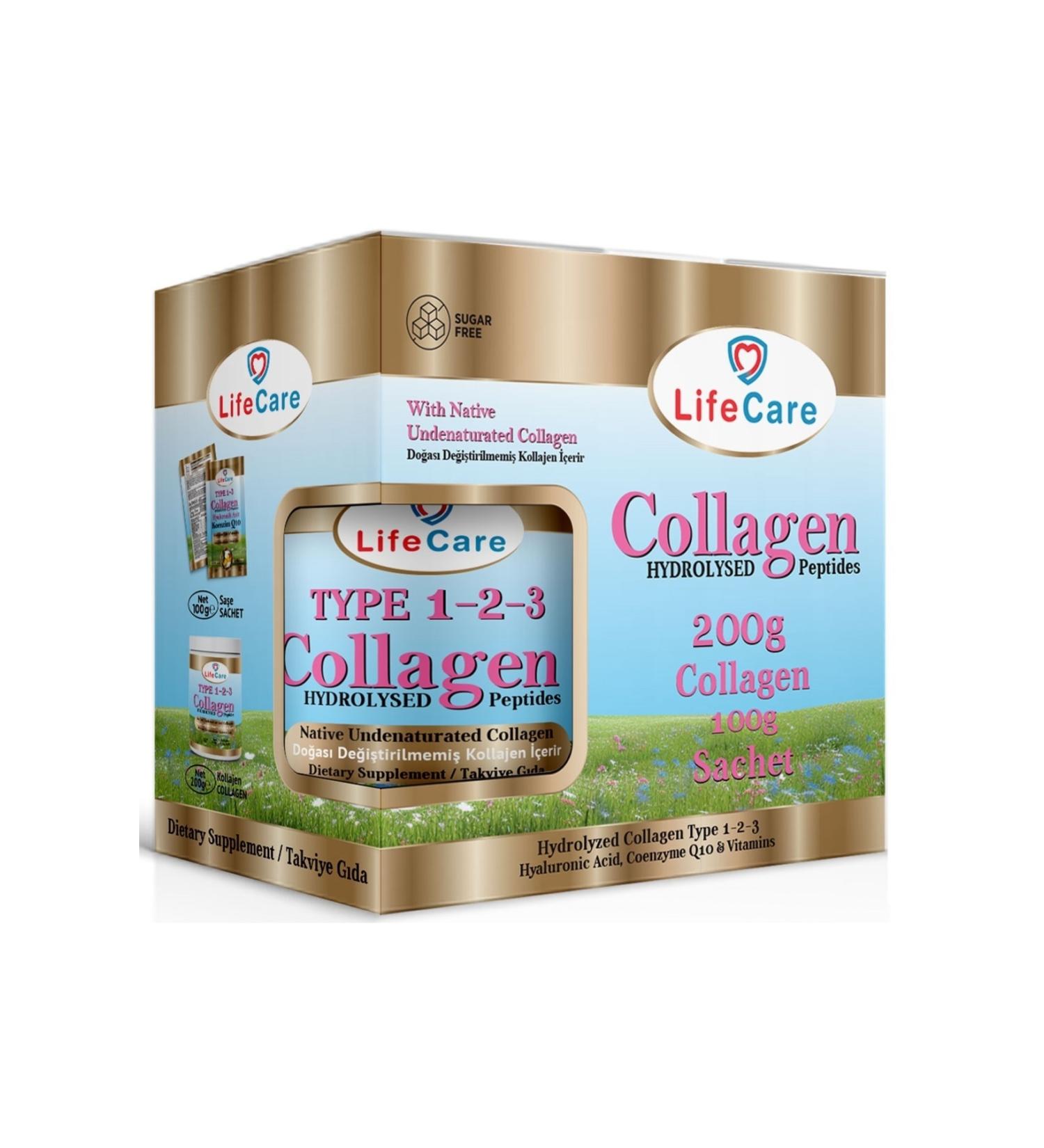 Life Care Collagen SET (jar + sachet) easy to drink formula Halal certified - Buy Online on GoSupps.com