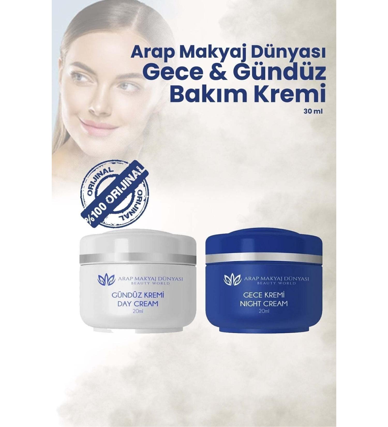 Arab Make-up World Night & Day Face Care Cream (2x20ml) - Buy Online on GoSupps.com
