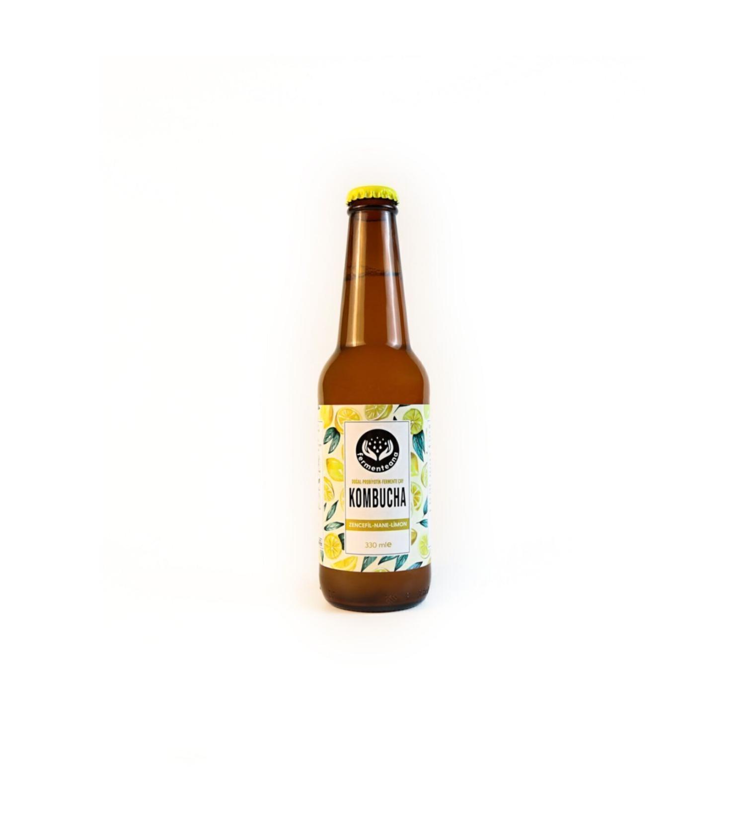 FERMENTEANA Kombucha (6) Pack 330ml (GINGER-MINT-LEMON)