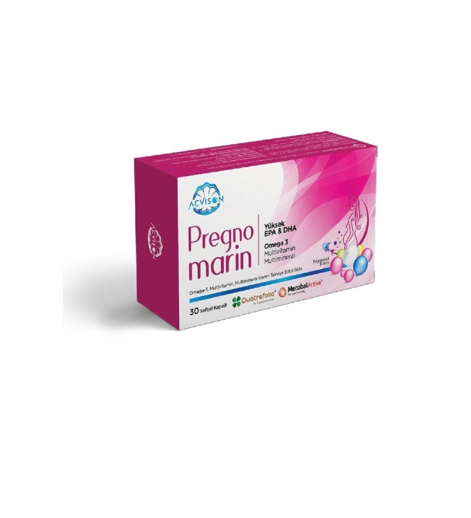 Acvison Unisex Pregno Marin Vitamin