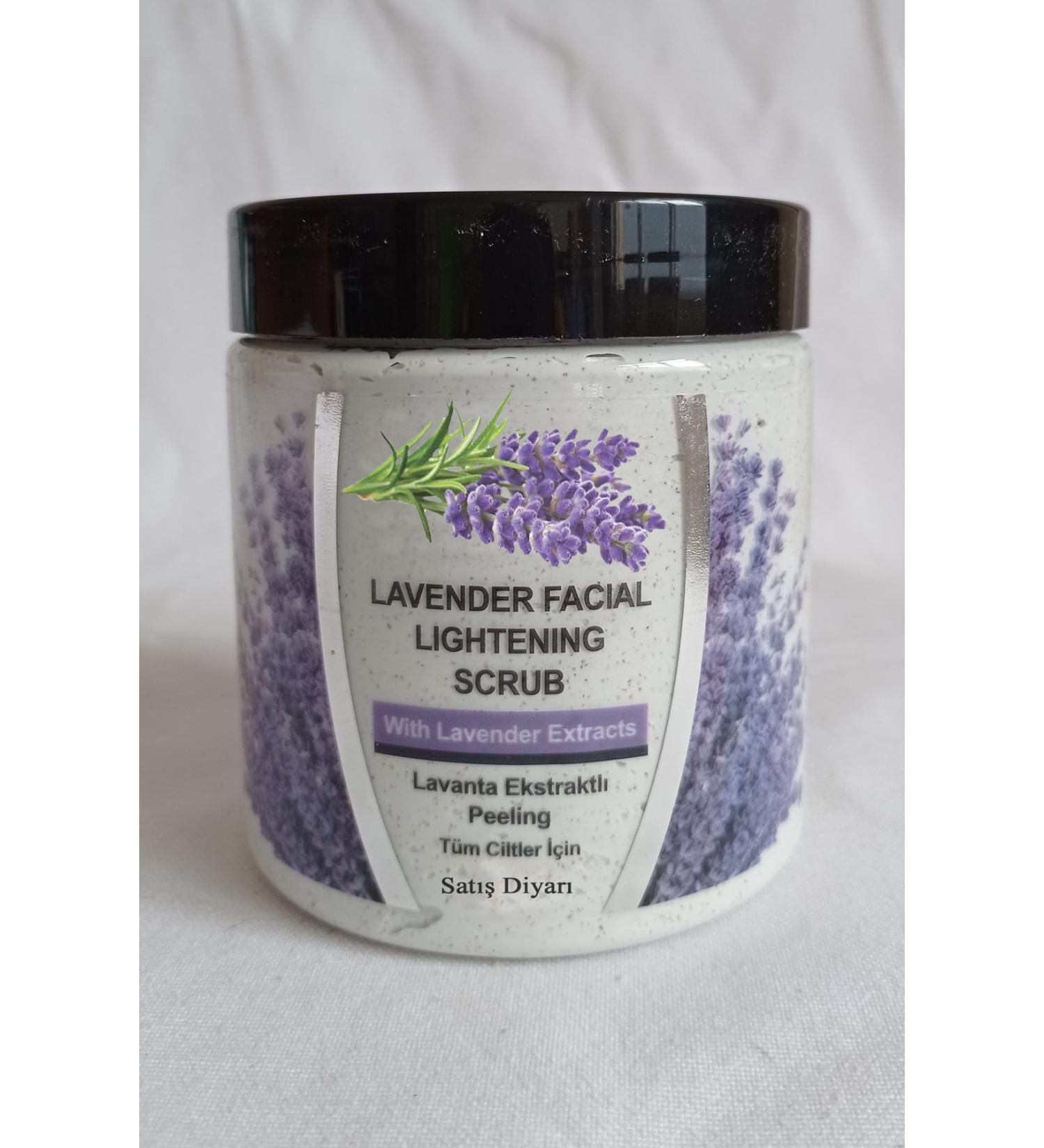 Sales Diyar Lavender Extract Peeling Face and Body Mask for a More Lively Skin Suitable for All Skin Types 500g