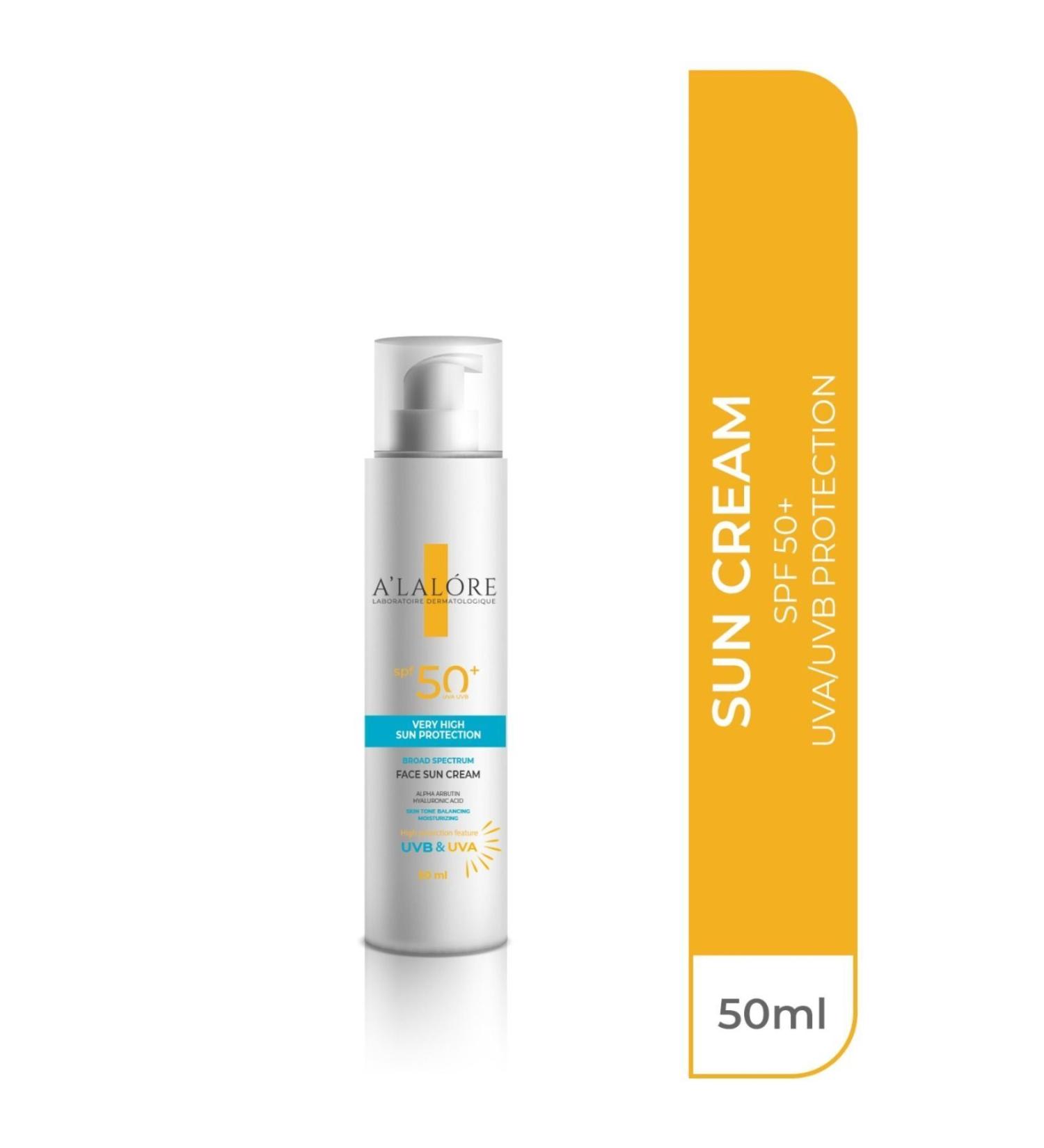 ALALORE Sun Cream 50 spf 50 ml