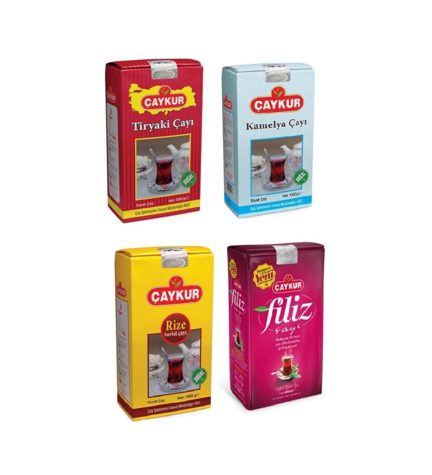 aykur T RYAK SPROUT TOURIST AND CAMELLIA TEA 4-PACK 1000 GR X 4