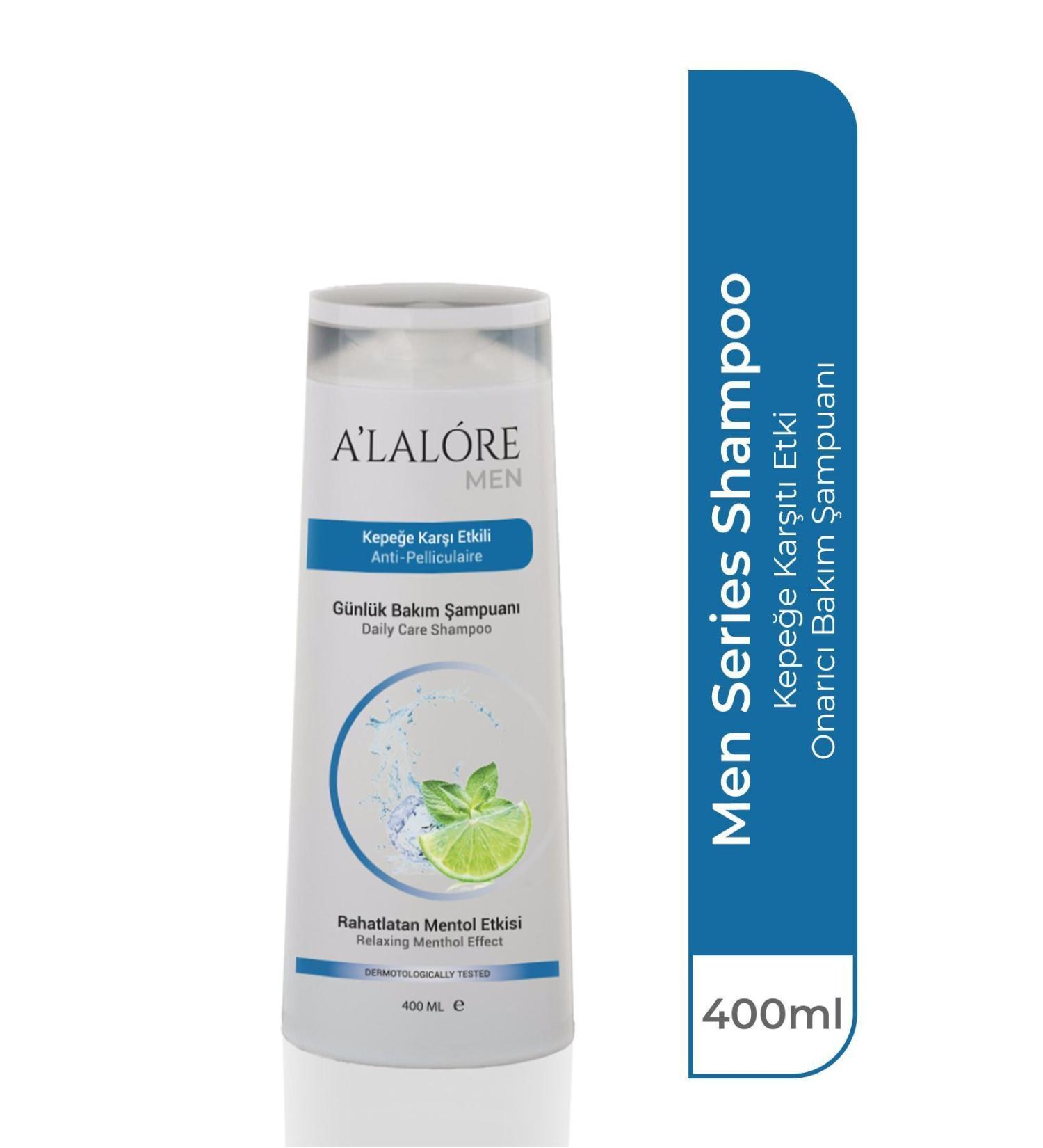 ALALORE Anti-Dandruff Repairing Care Shampoo for Men 400 ml