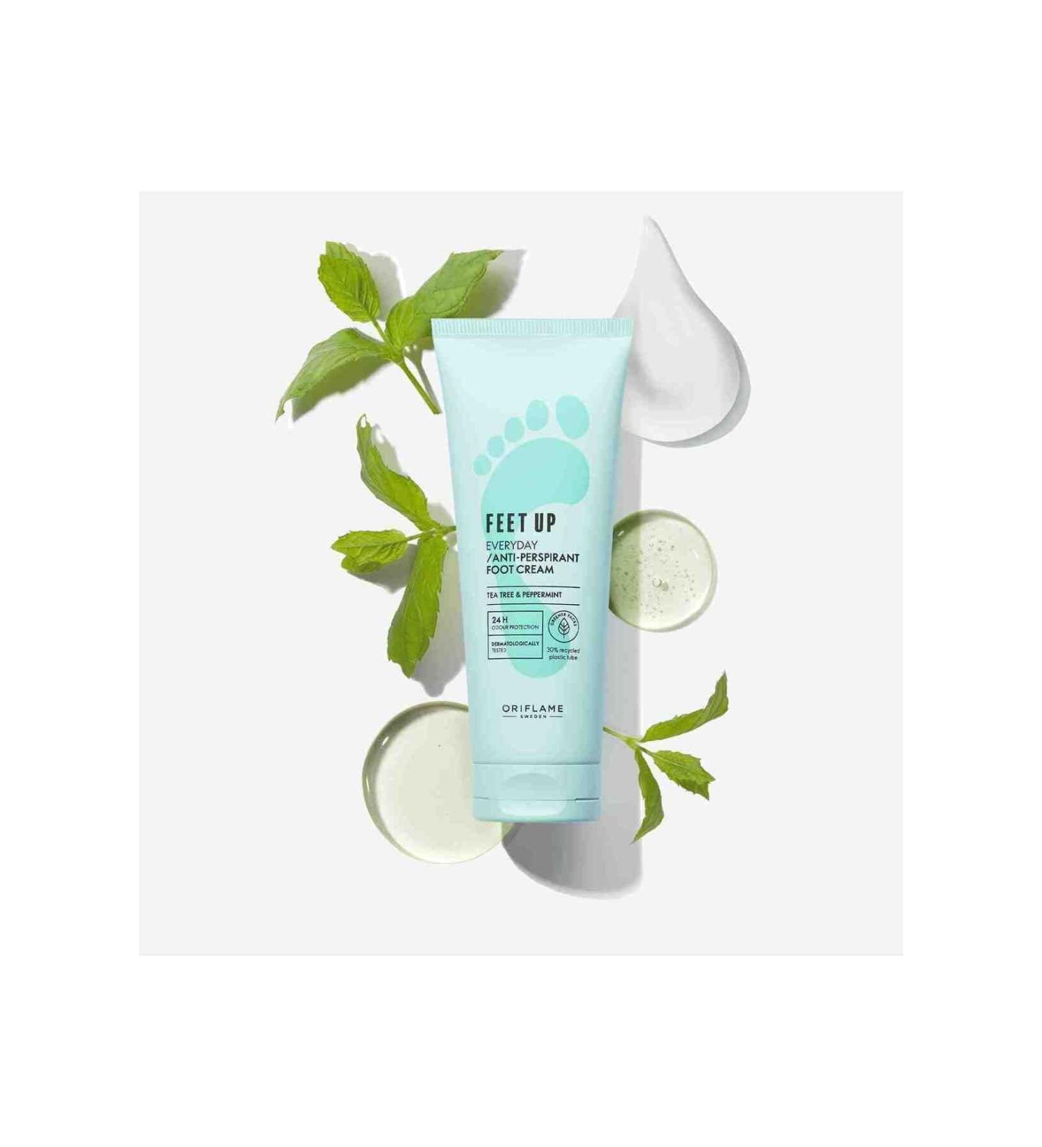 Oriflame Feet Up Everyday Anti-Perspirant Foot Cream - Buy Online on GoSupps.com