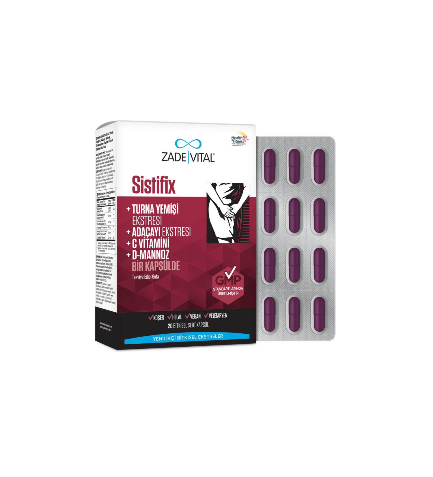 Zade Vital Fixmix Sistifix Blister 20 Capsules - Buy Online on GoSupps.com