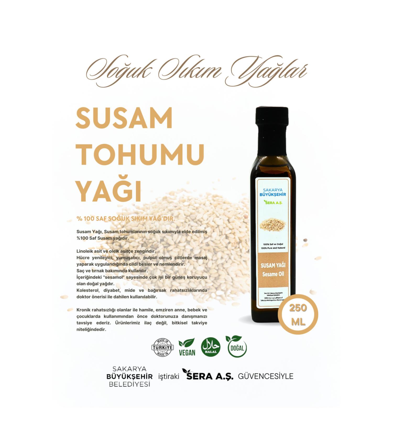 SBB SERA Sesame Seed Oil 250ml - 100% Pure Natural - Sesame Oil