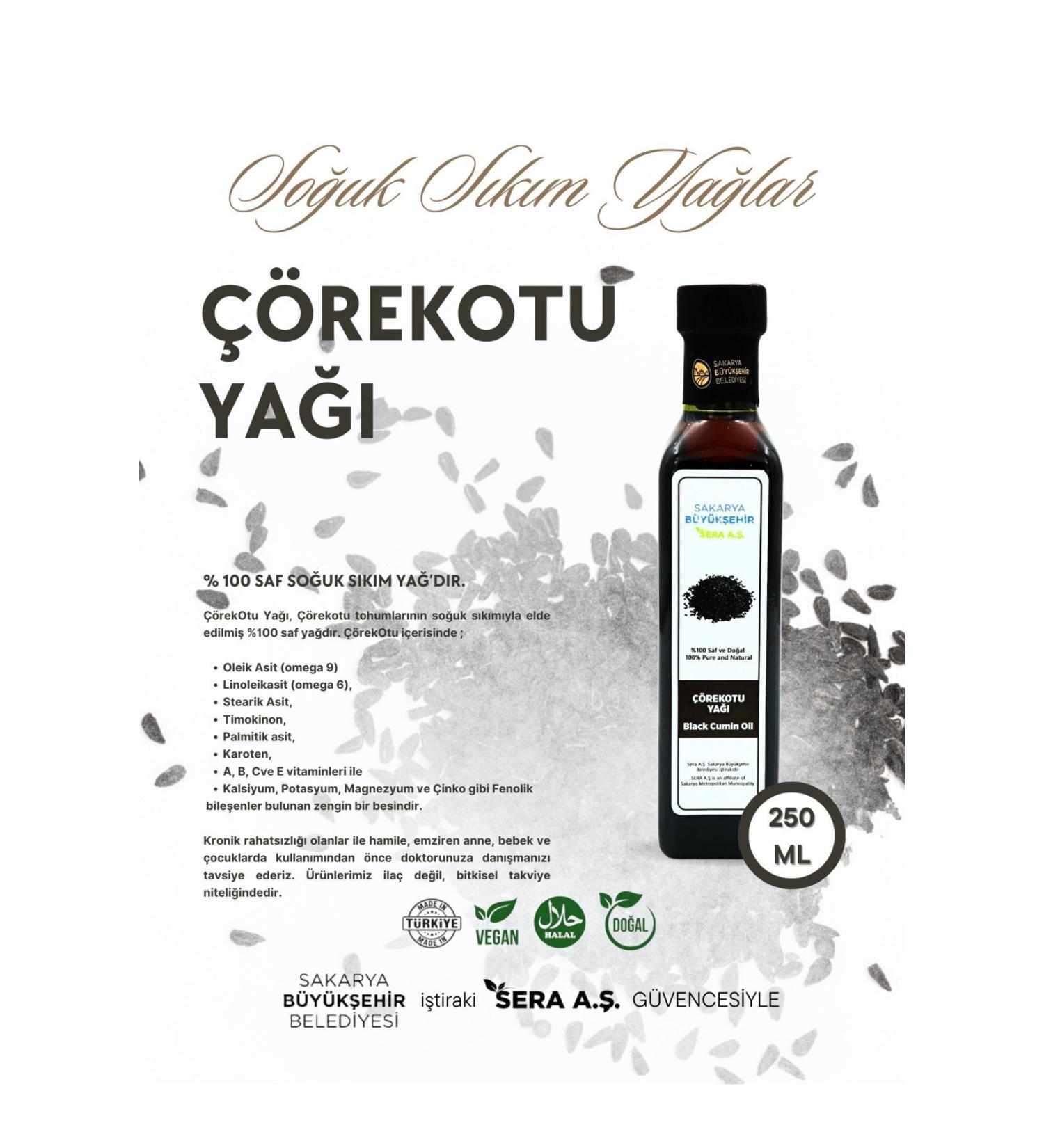 SBB SERA Black Cumin Oil 250ml - 100% Pure Natural - Black Cumin Oil - Buy Online on GoSupps.com