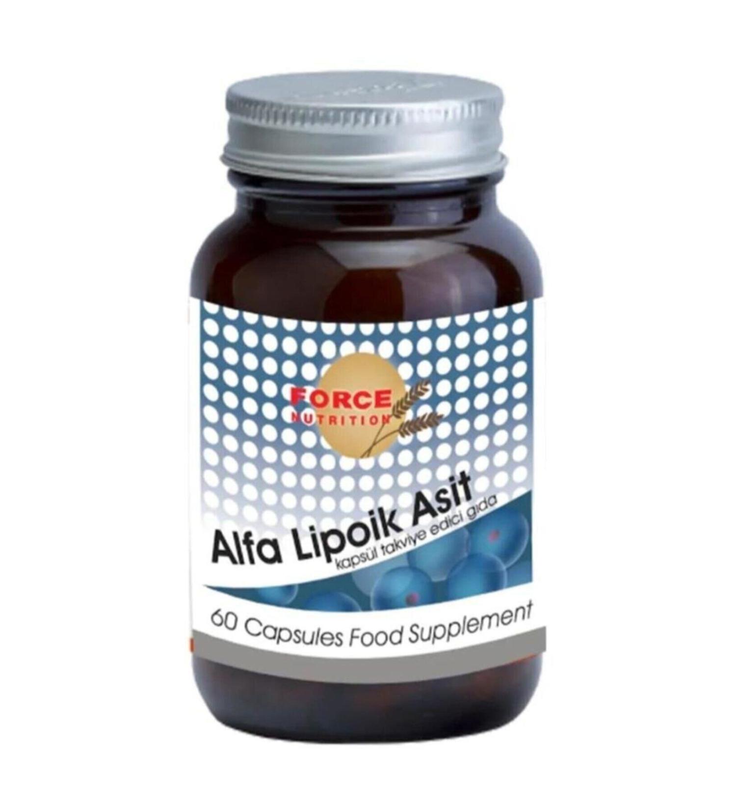 Force Nutrition Alpha Lipoic Acid 600 Mg 60 Capsules