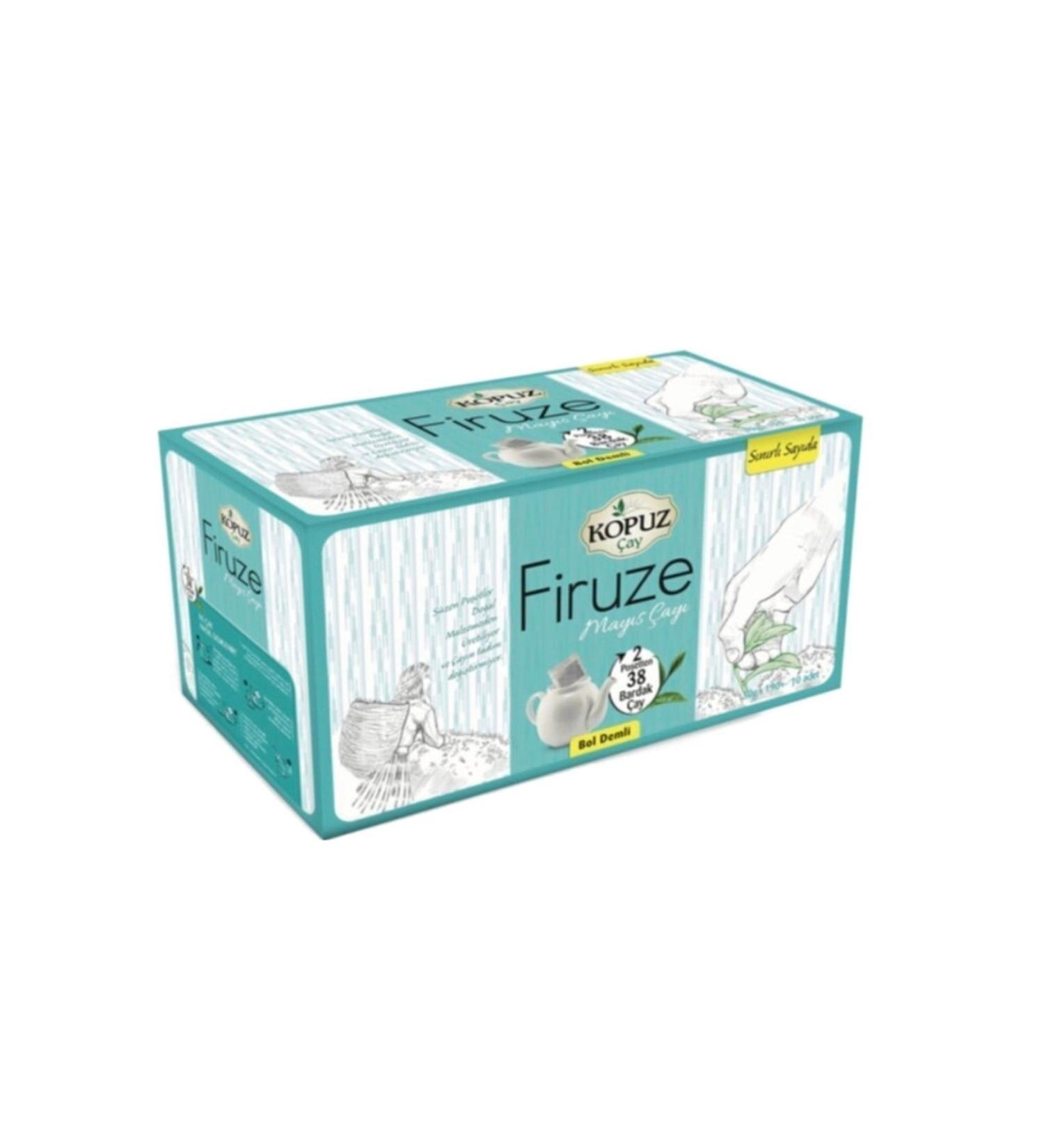 Kopuz Tea Kopuz Firuze Teapot Filtering Bag May Tea 6kg