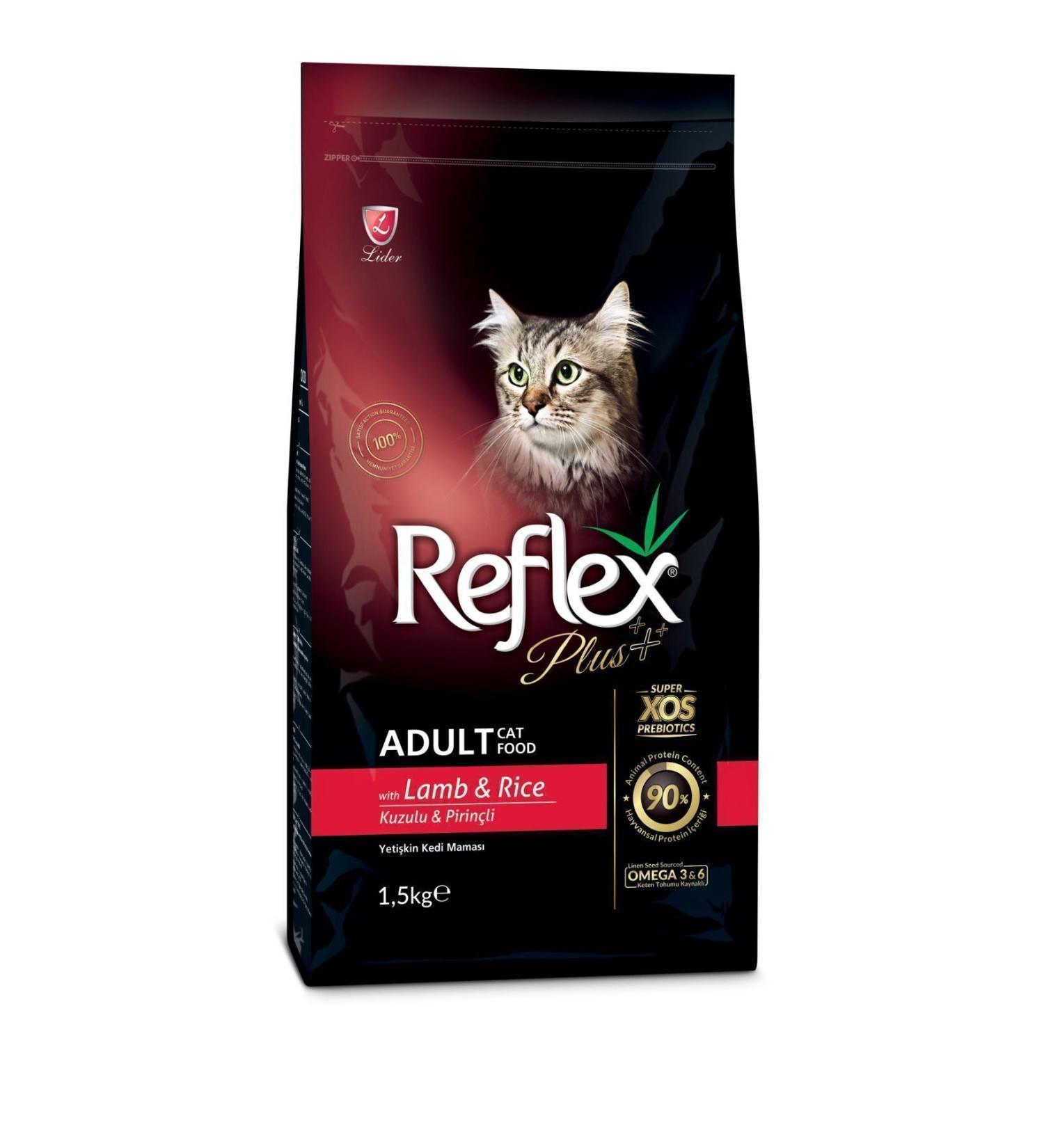Reflex Plus Lamb Meat 1.5 Kg Adult Cat Food - Buy Online on GoSupps.com