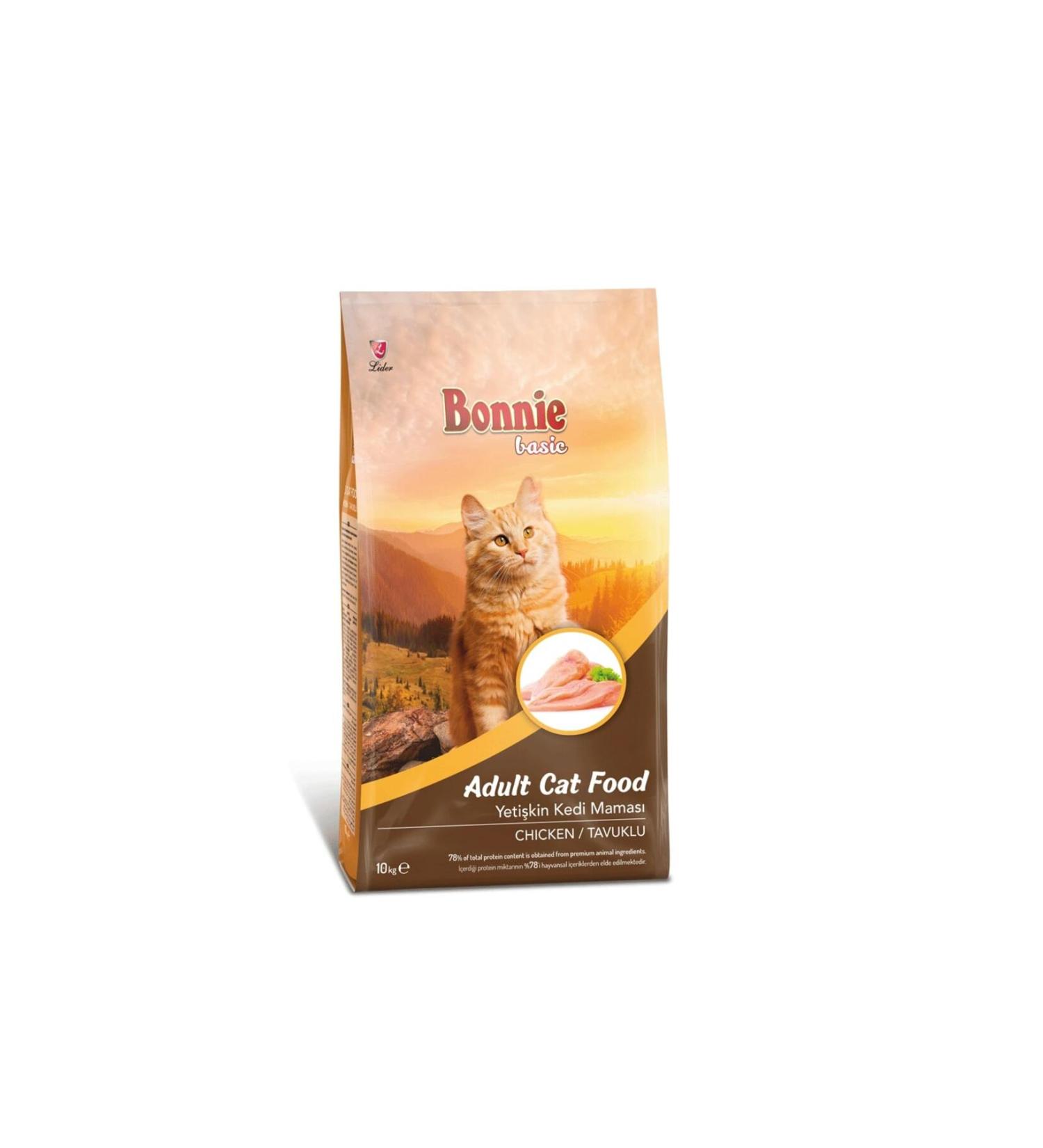 Bonnie Chicken Adult Cat Food 10 Kg - Buy Online on GoSupps.com