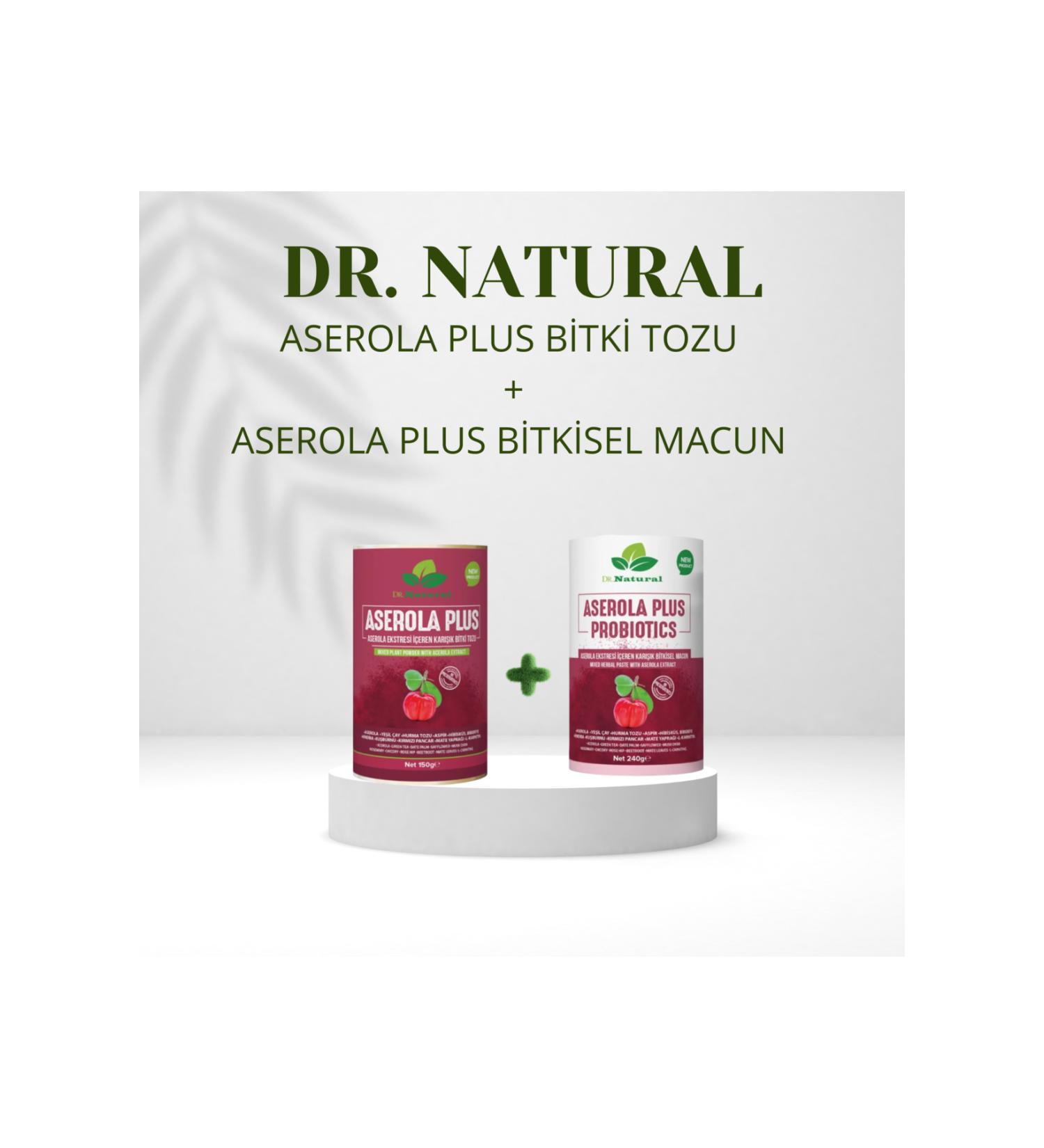 DRNATURAL Acerola Plus Herbal Powder 150 gr. and Acerola Plus Herbal Paste 240 gr.