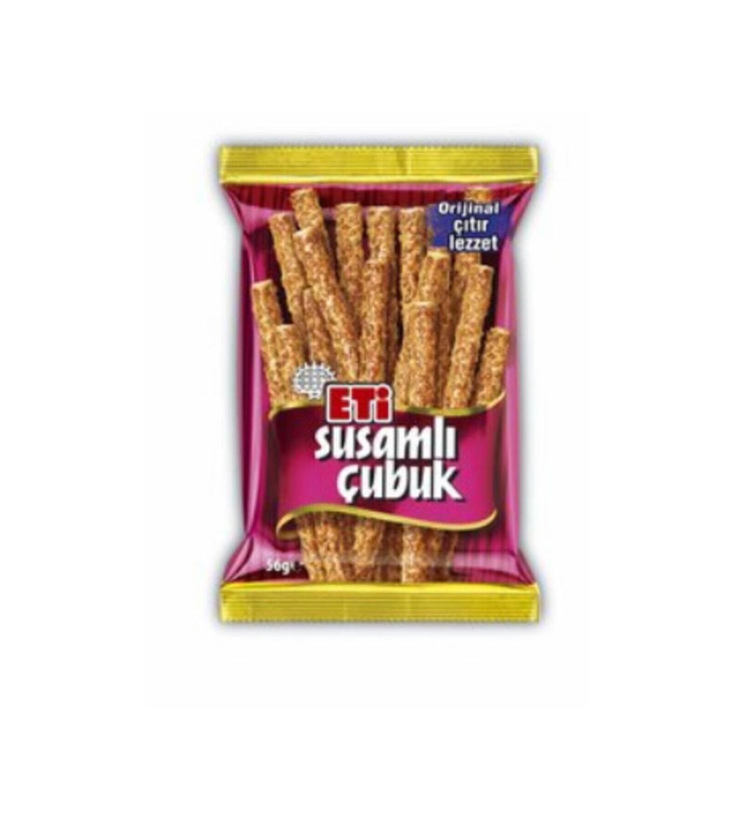 Eti Sesame Stick Crackers 56 Gr X 16 Pieces