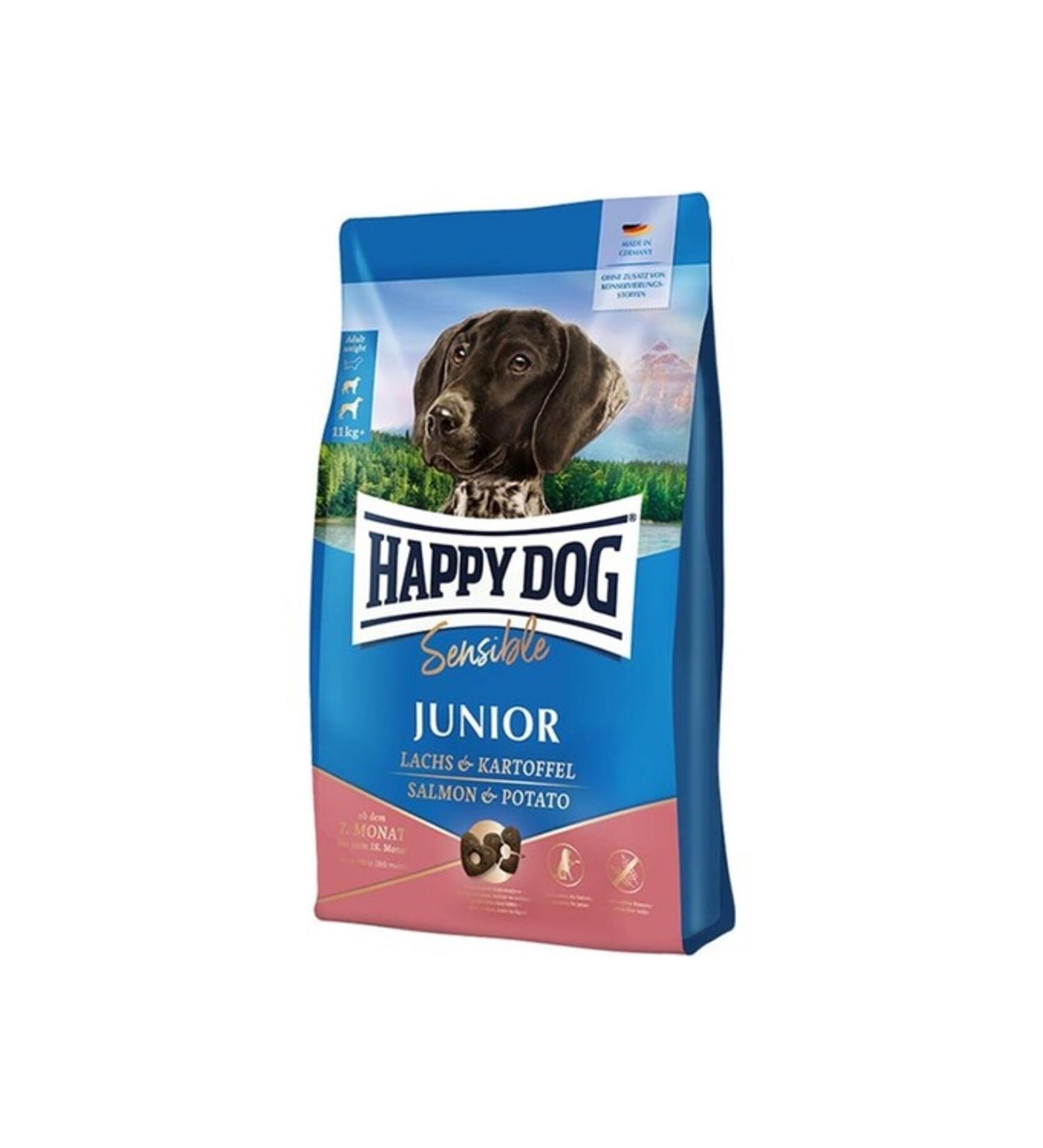 Happy Dog Salmon and Potato Sensitive Young Dog Dry Food 10 Kg