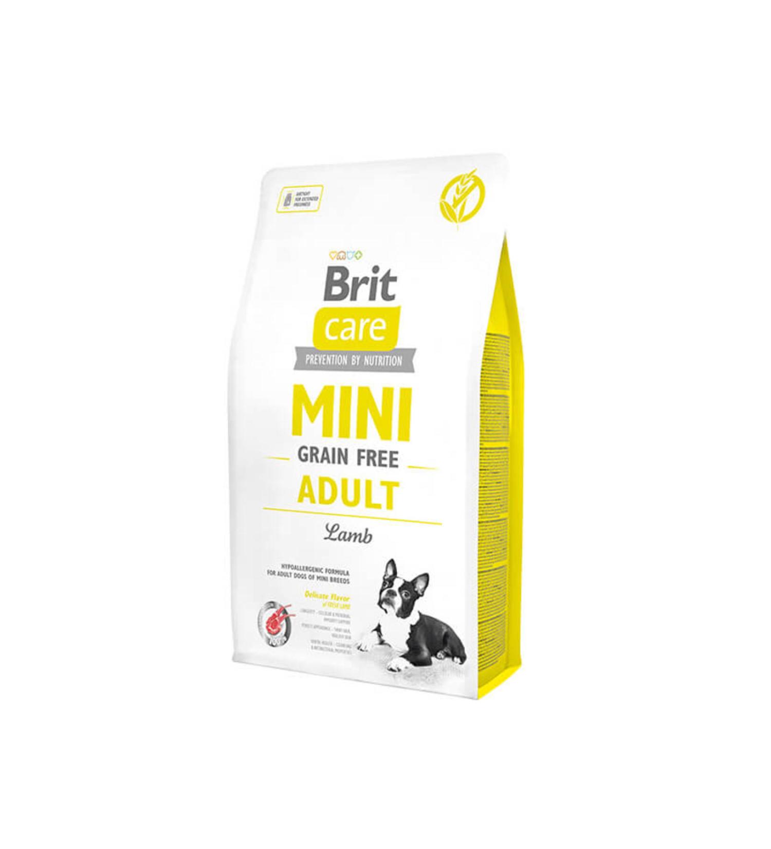 Brit Care Grain-free Lamb Mini Breed Adult Dog Dry Food 7 Kg