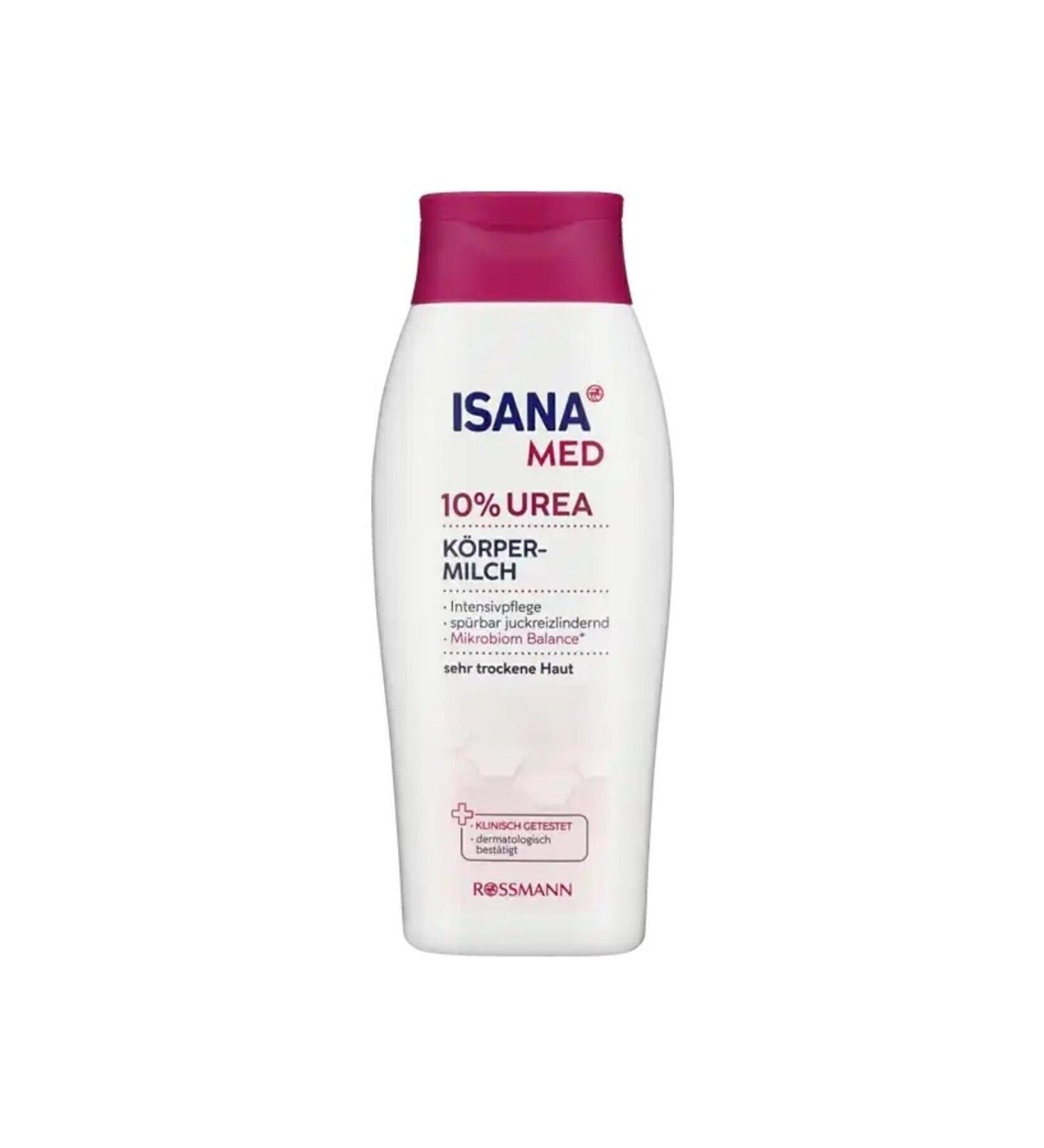 ISANA MED UREA BODY MILK 250 ML FOR VERY DRY SKIN K RPER-M LCH ROSSMANN