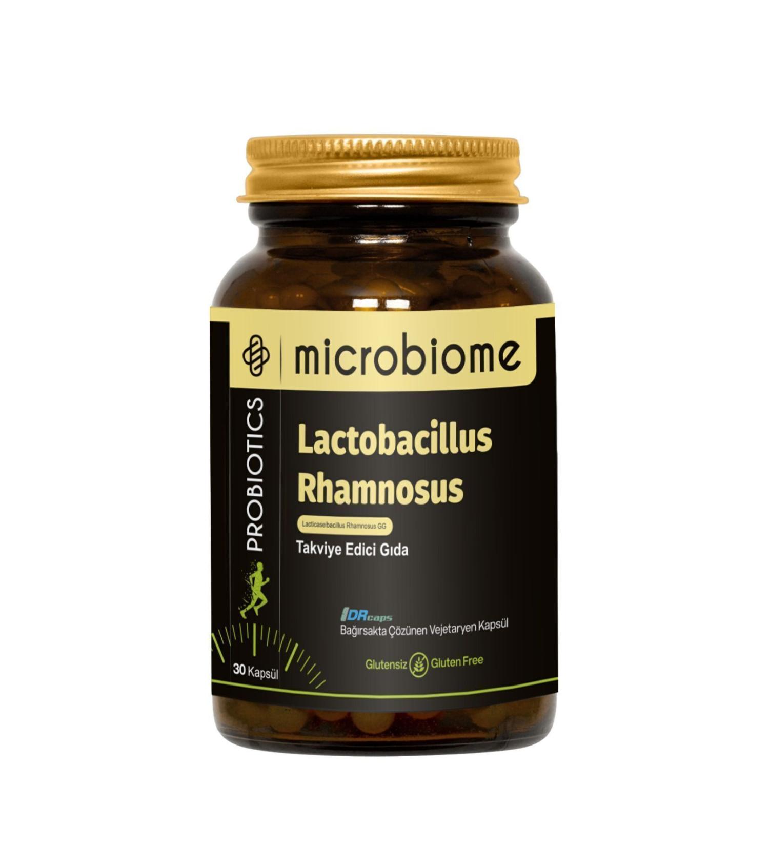 Microbiome Lactobacillus Rhamnosus 30 Capsules Probiotic - Buy Online on GoSupps.com