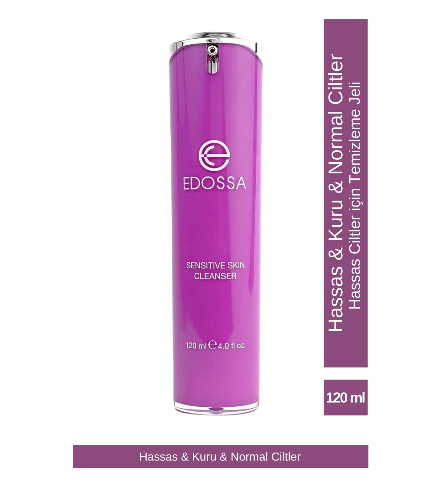 EDOSSA COSMETIC Sensitive Skin Cleanser Facial Cleansing Gel for Sensitive Skin 120 ml
