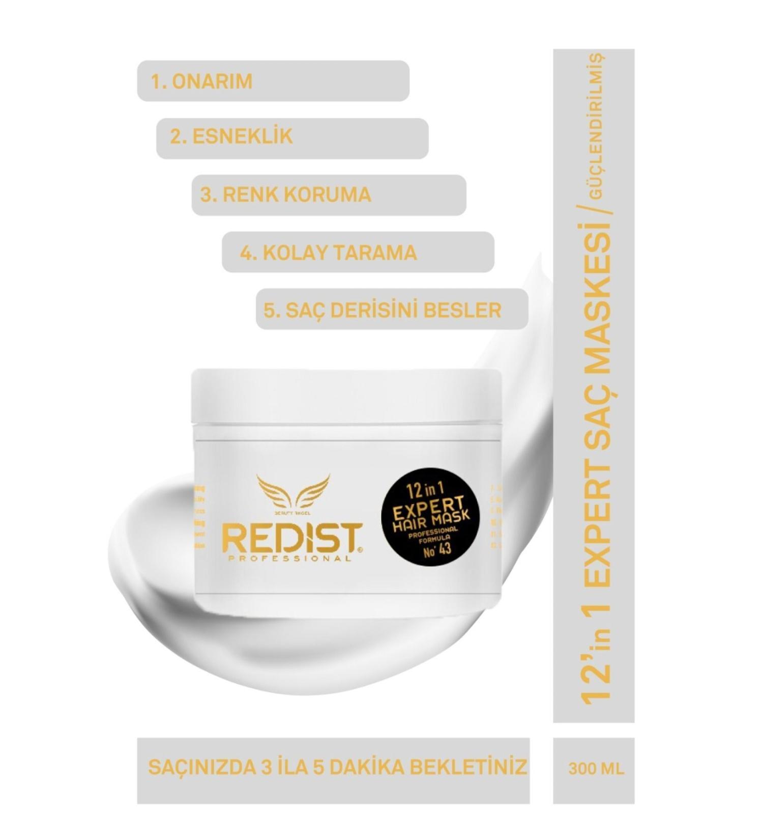 Redist Fast Hair Growth Miraculous 12 In 1 Hair Care Mask Instantly Softens Damaged Hard Hair 500 ml - Buy Online on GoSupps.com