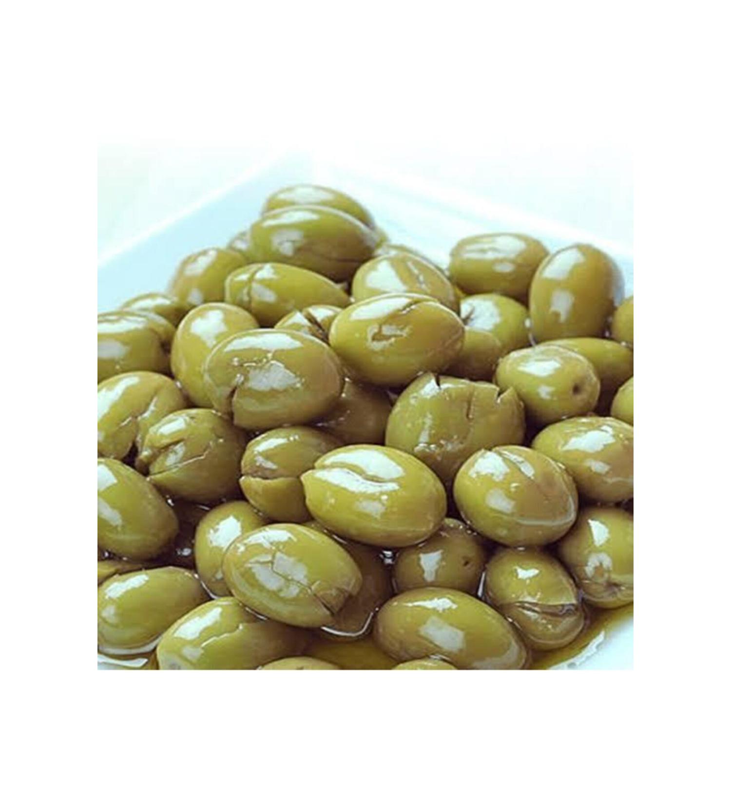 K l Hayat New Season 5 Kg Green Cracked Olives (Homemade) - Hatay Iskenderun - Buy Online on GoSupps.com