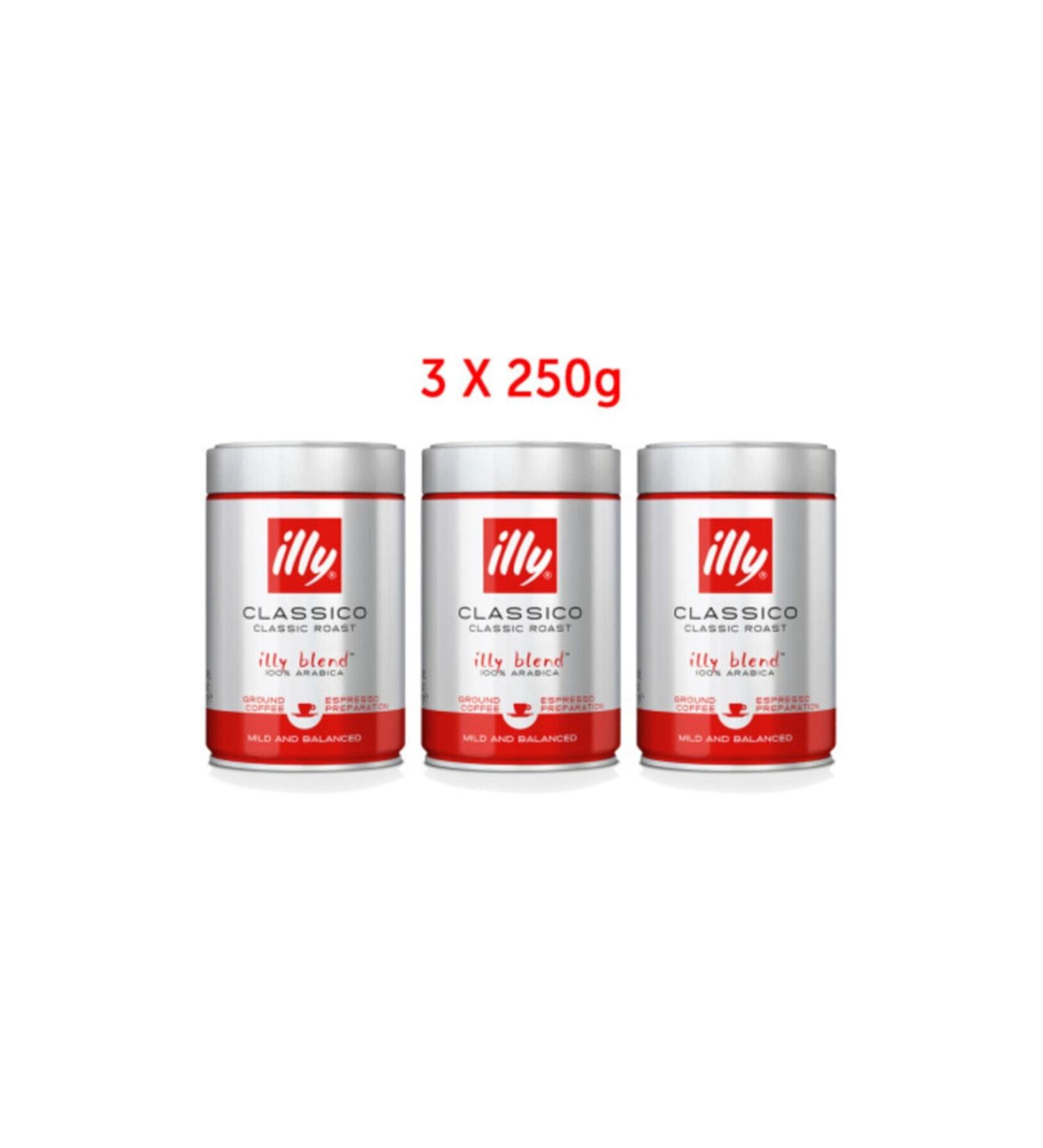 illy Coffee Powder (3x250gr) - Medium Roast