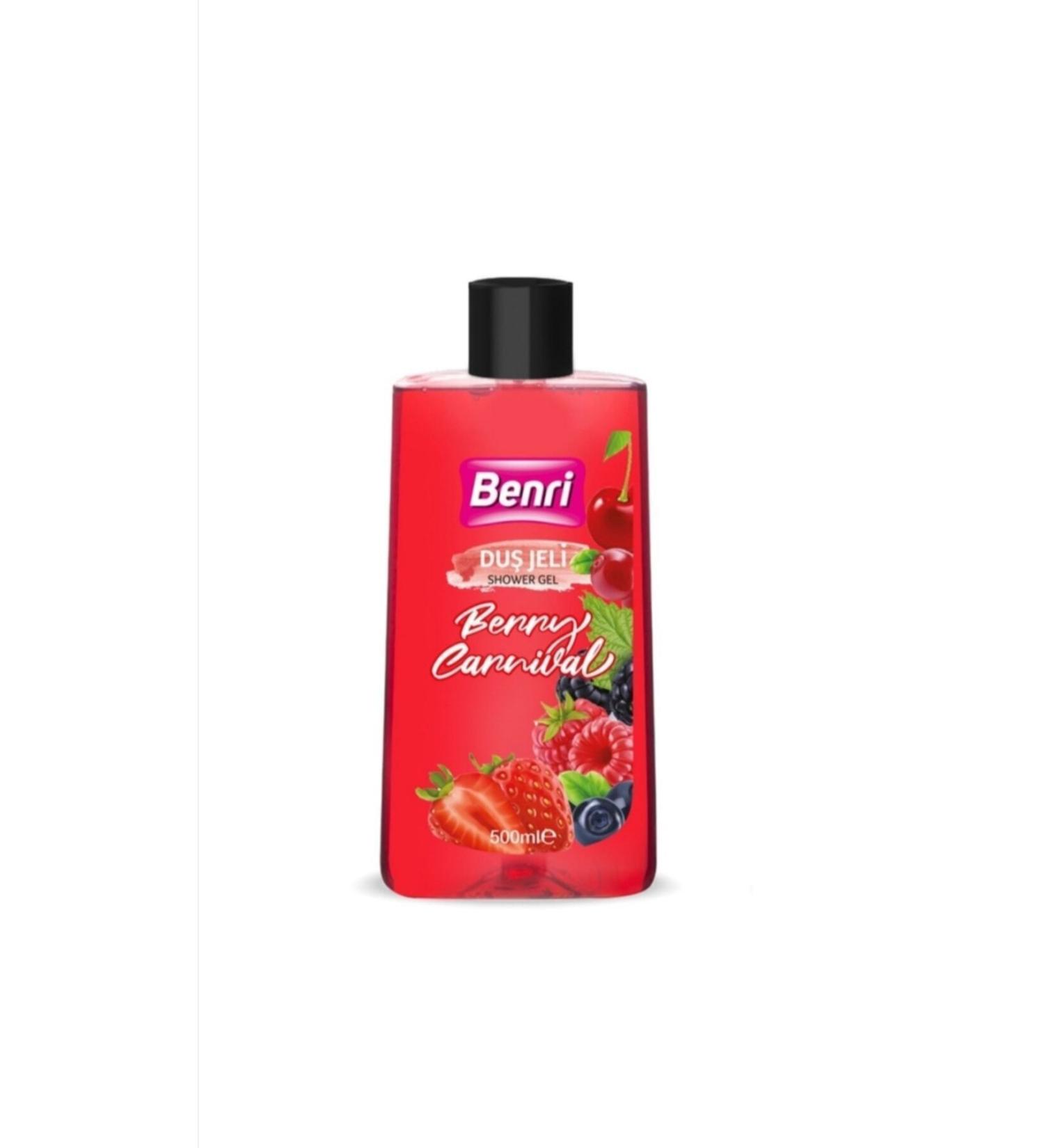 Benri Shower Gel Benri Berry Carnival Shower Gel Red Fruits 500 ml