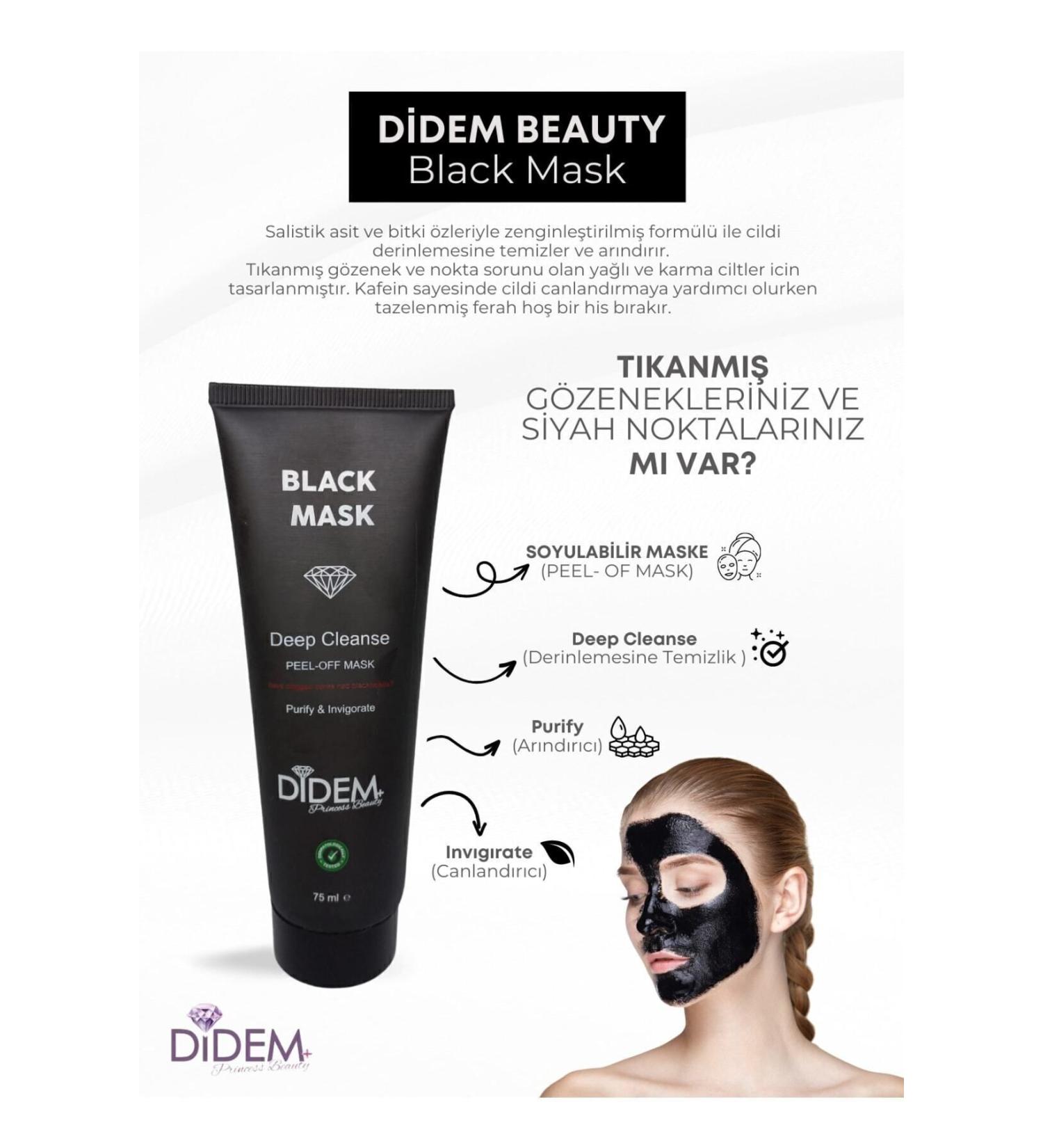 DIDEM BEAUTY Peelable Black Mask 75 ml - Buy Online on GoSupps.com