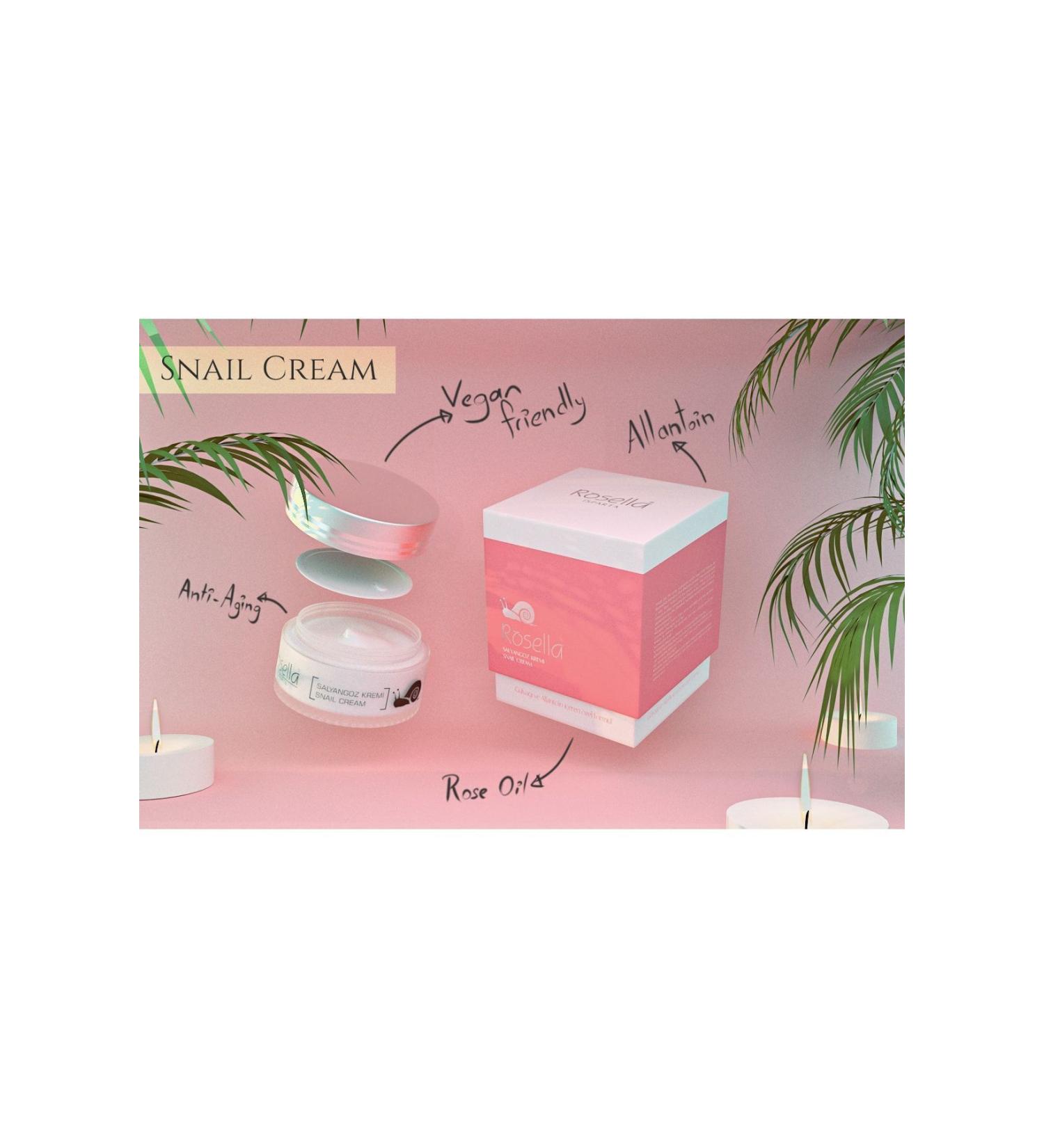 ROSELLA Rose Essence Snail Cream 50 ml Isparta - Buy Online on GoSupps.com