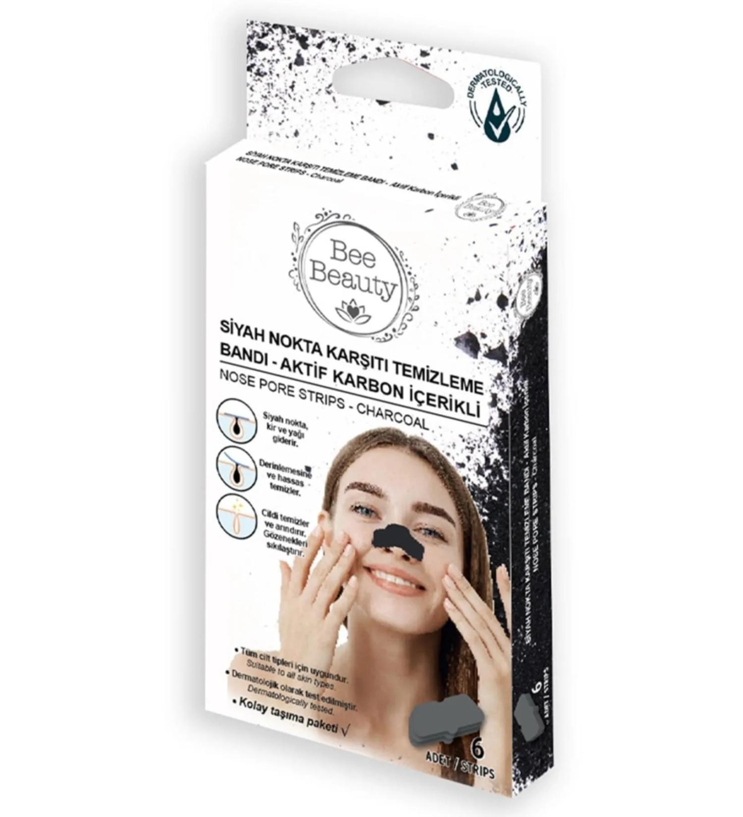 Bee Beauty Anti-Blackhead Cleansing Strip with Activated Carbon Content