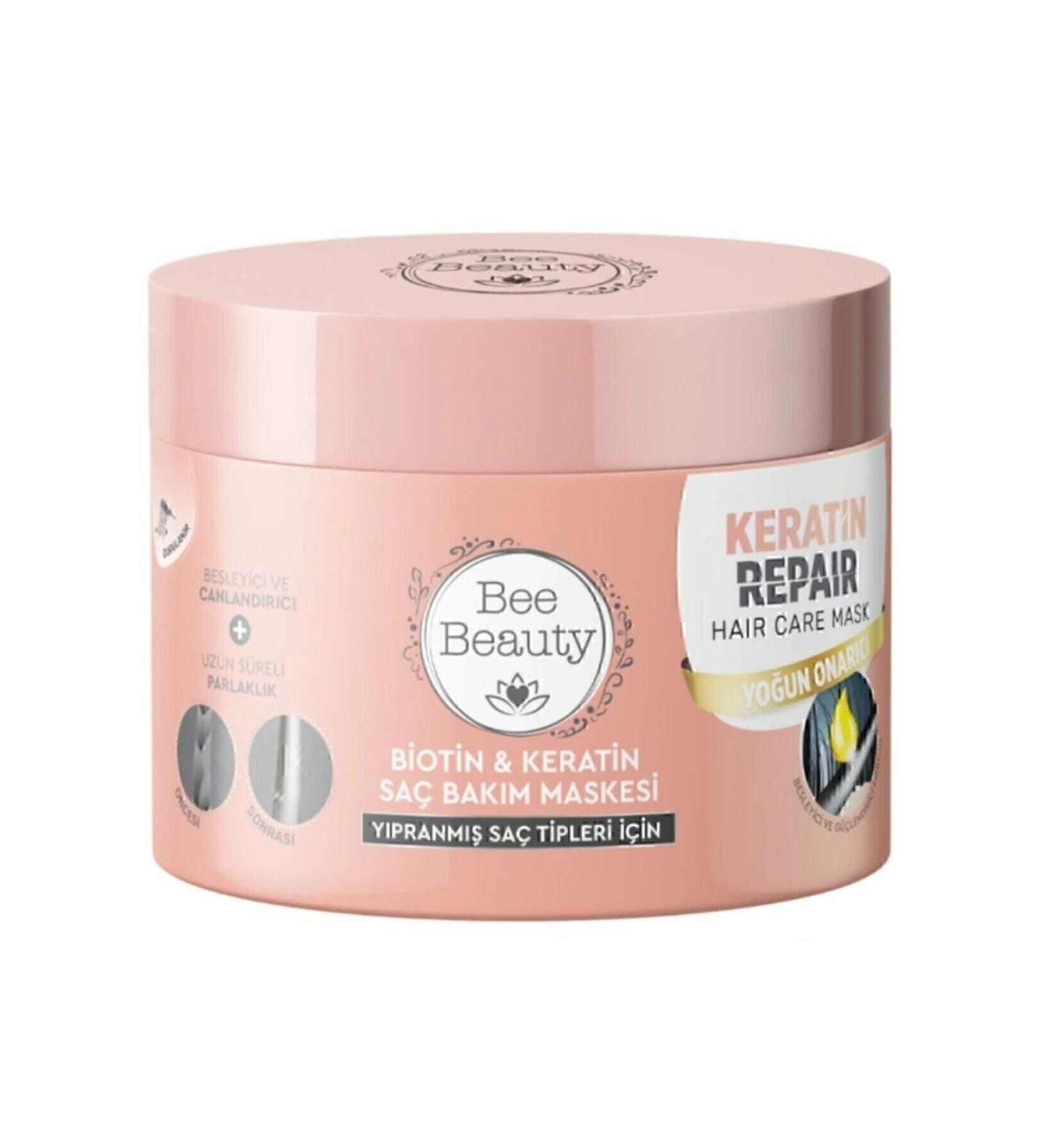 Bee Beauty Biotin & Keratin Hair Care Mask 300 ml