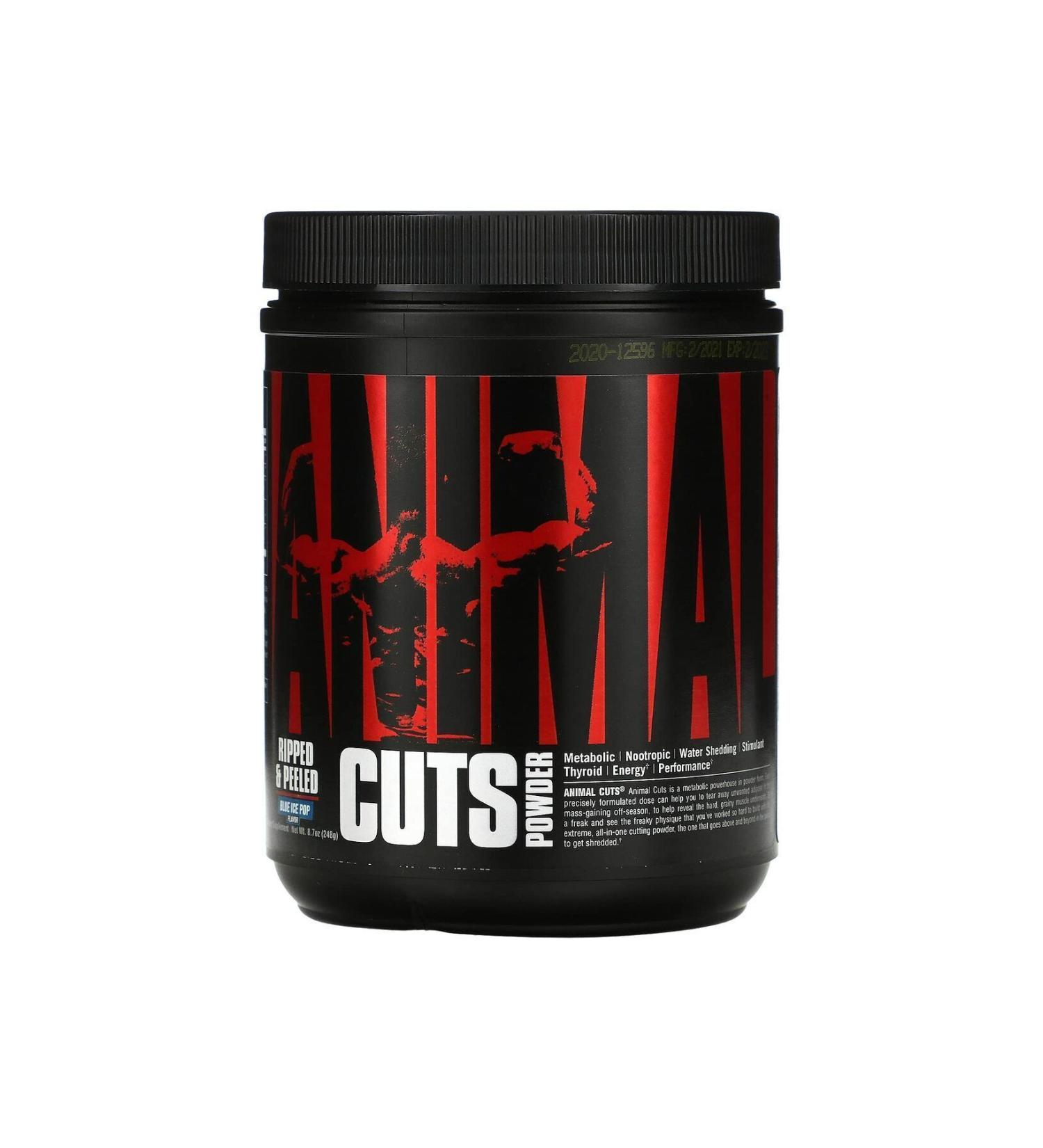 Animal Universal Nutrition Animal Cuts Ripped Fat Burner Peeled Thermogenic Powder - Flavored Powder form