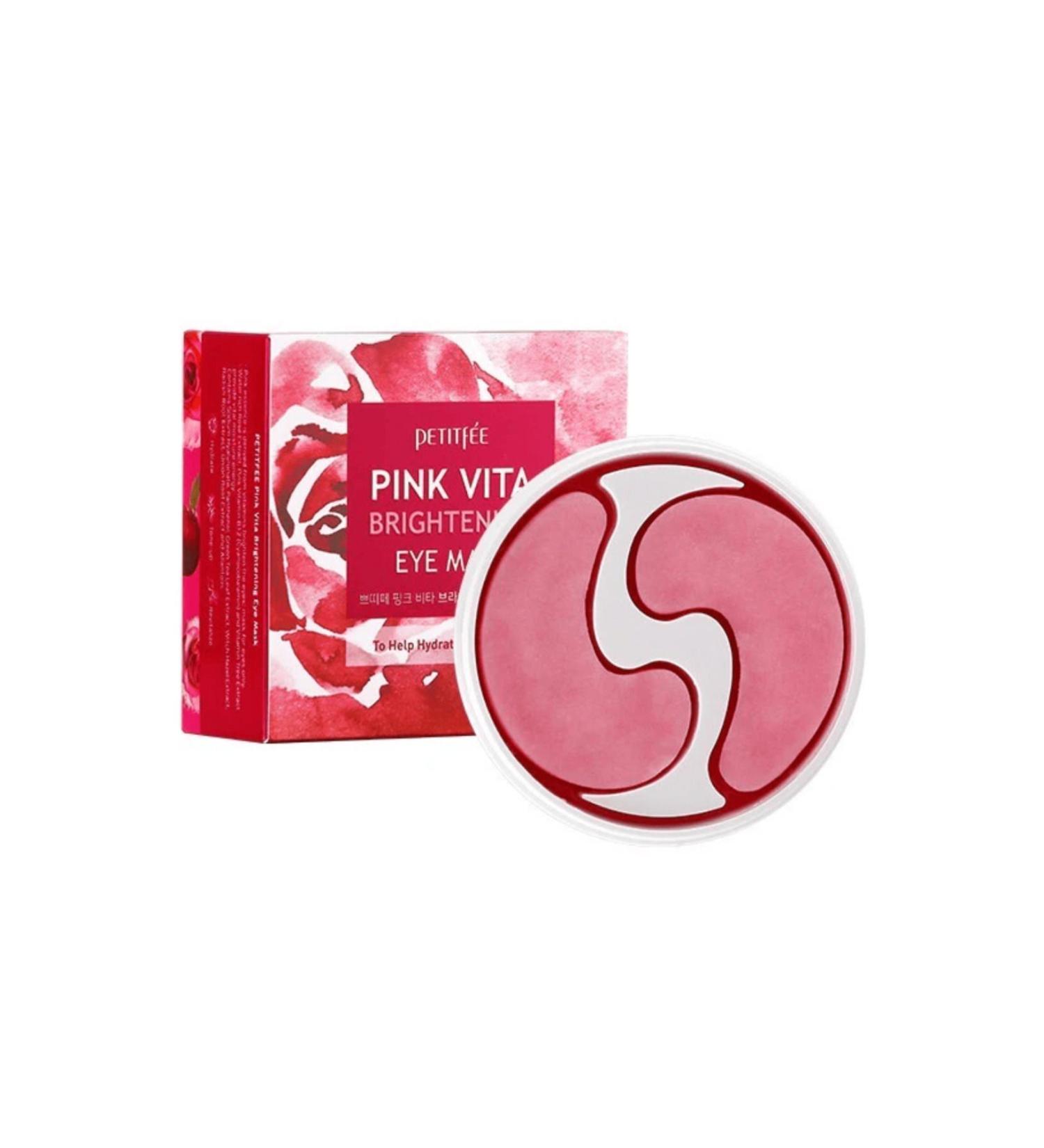 Petitfee - Pink Vita Brightening Eye Mask - Brightening Eye Mask