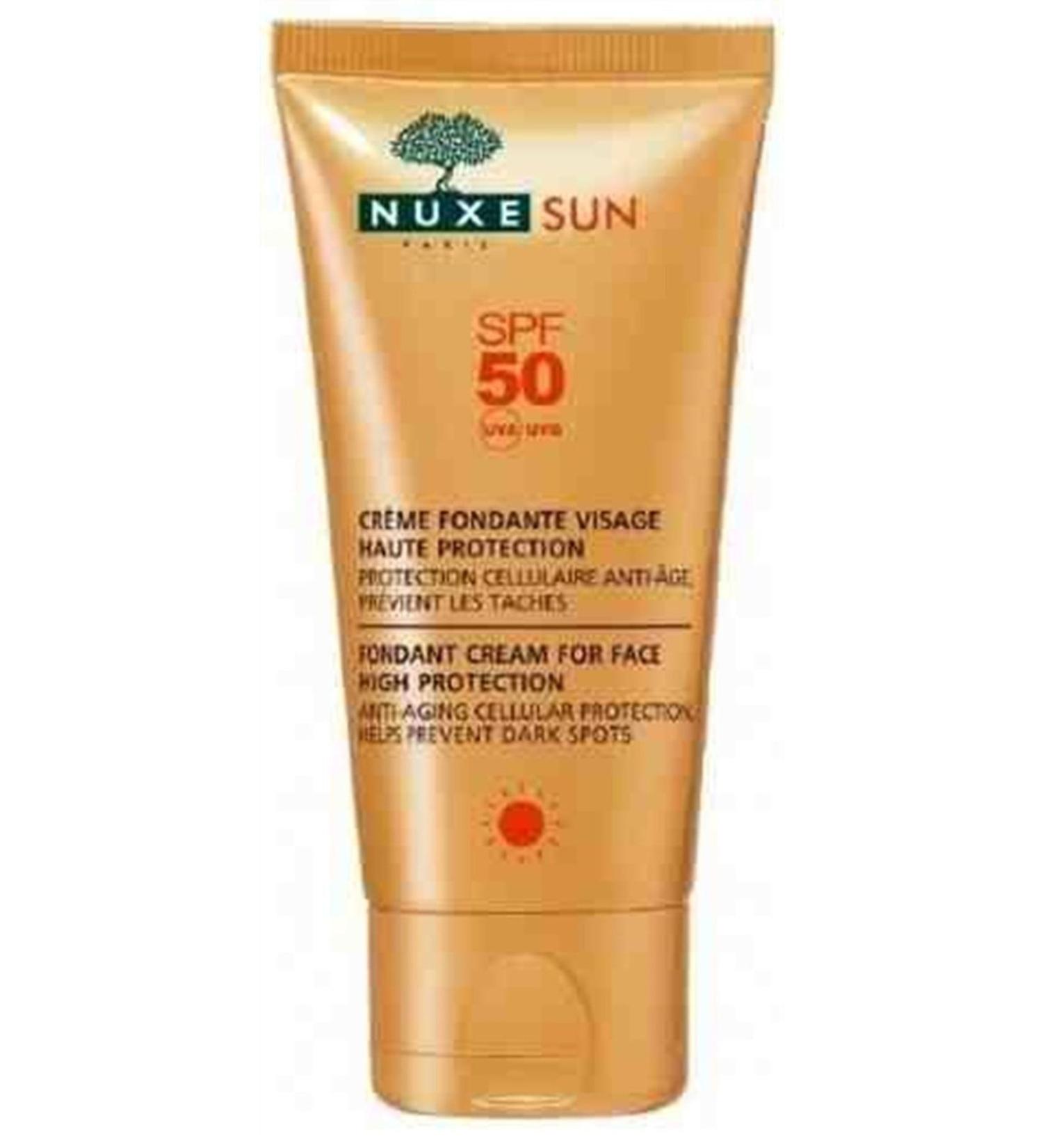 Nuxe Emulsion Spf 50 - Sunscreen Face Cream Spf 50 50 Ml