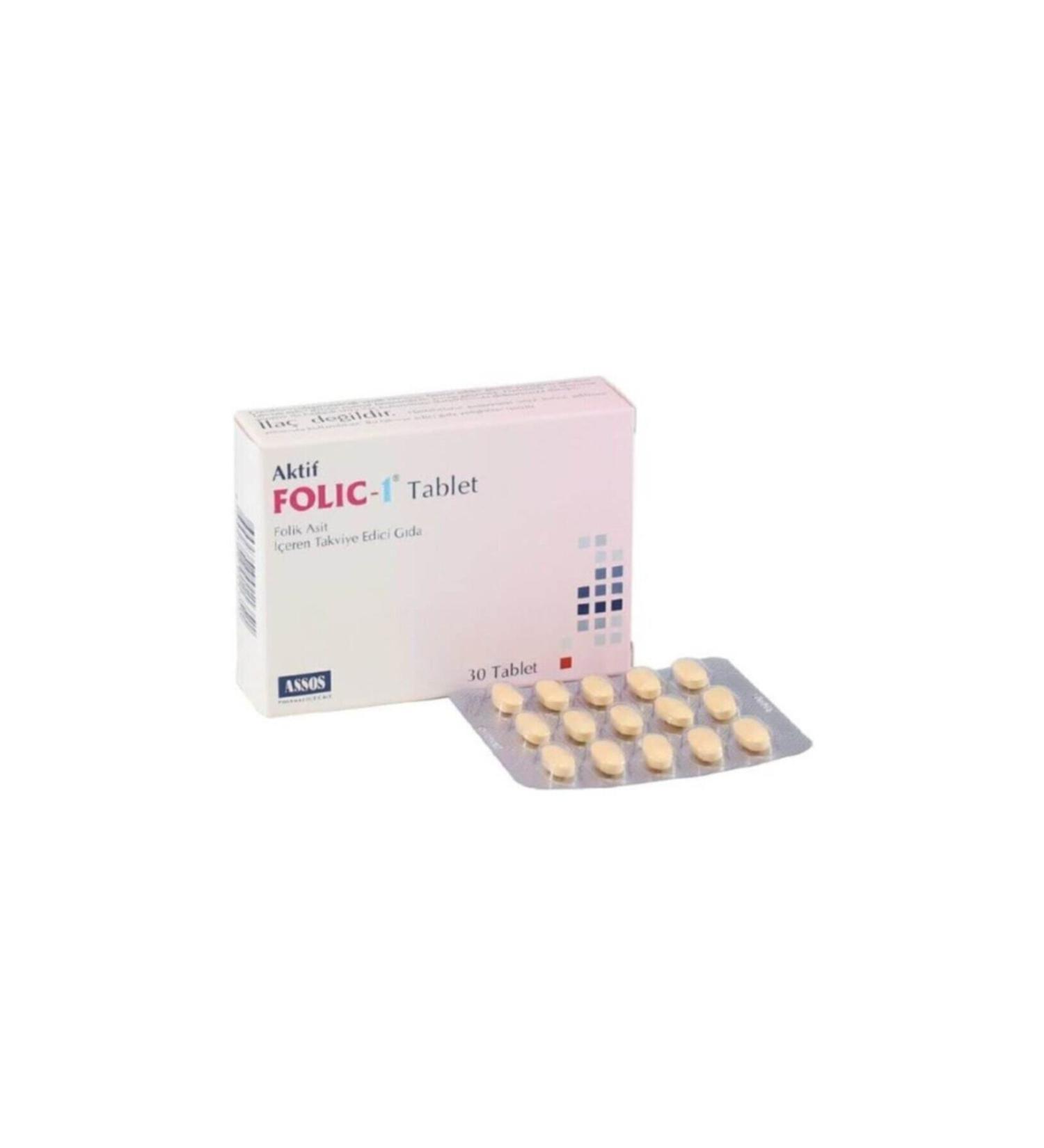 Assos Folic 1 30 Tablet - Buy Online on GoSupps.com