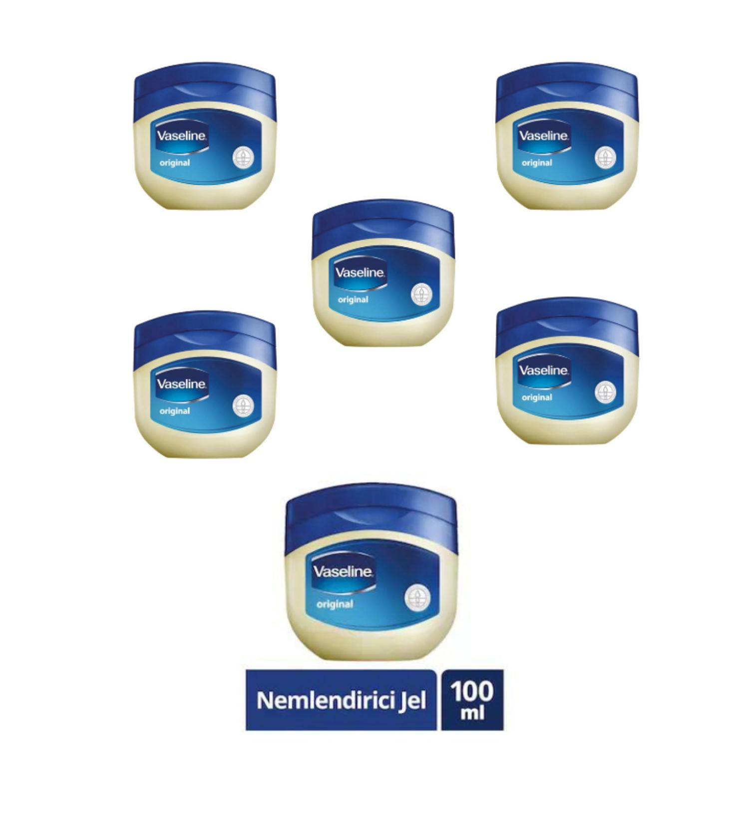 Vaseline Moisturizing Gel Original 100 ml X 6 Original Factory Shilling